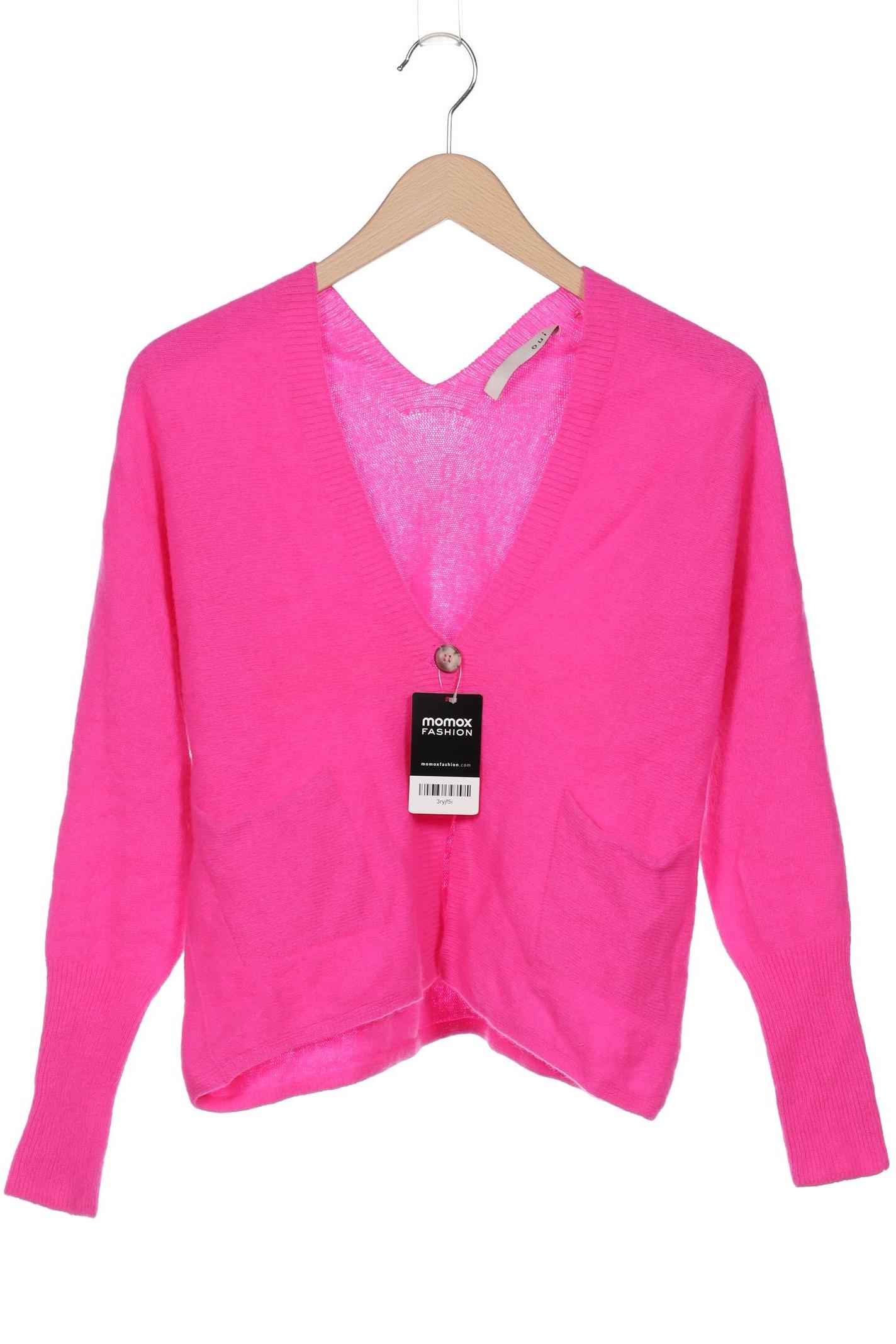 

Oui Damen Strickjacke, pink, Gr. 36
