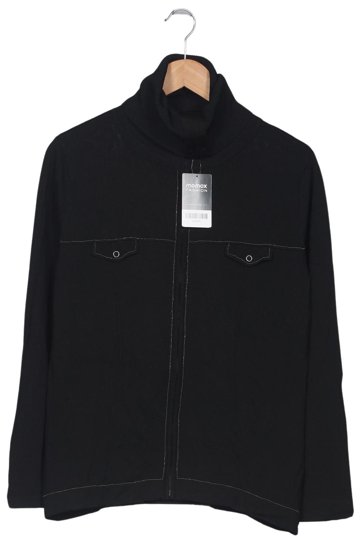 

Oui Damen Strickjacke, schwarz, Gr. 44