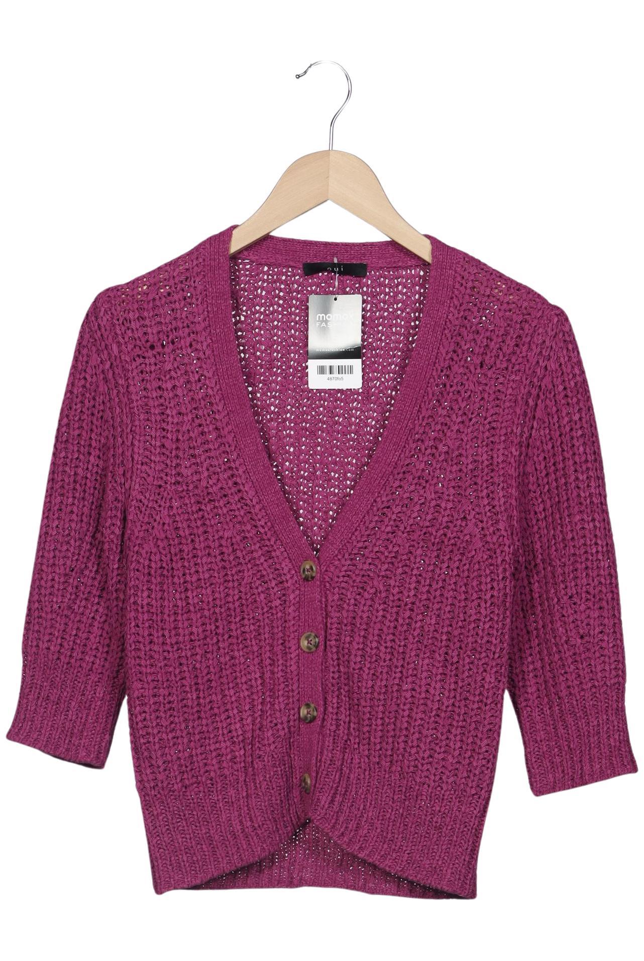 

Oui Damen Strickjacke, pink, Gr. 36