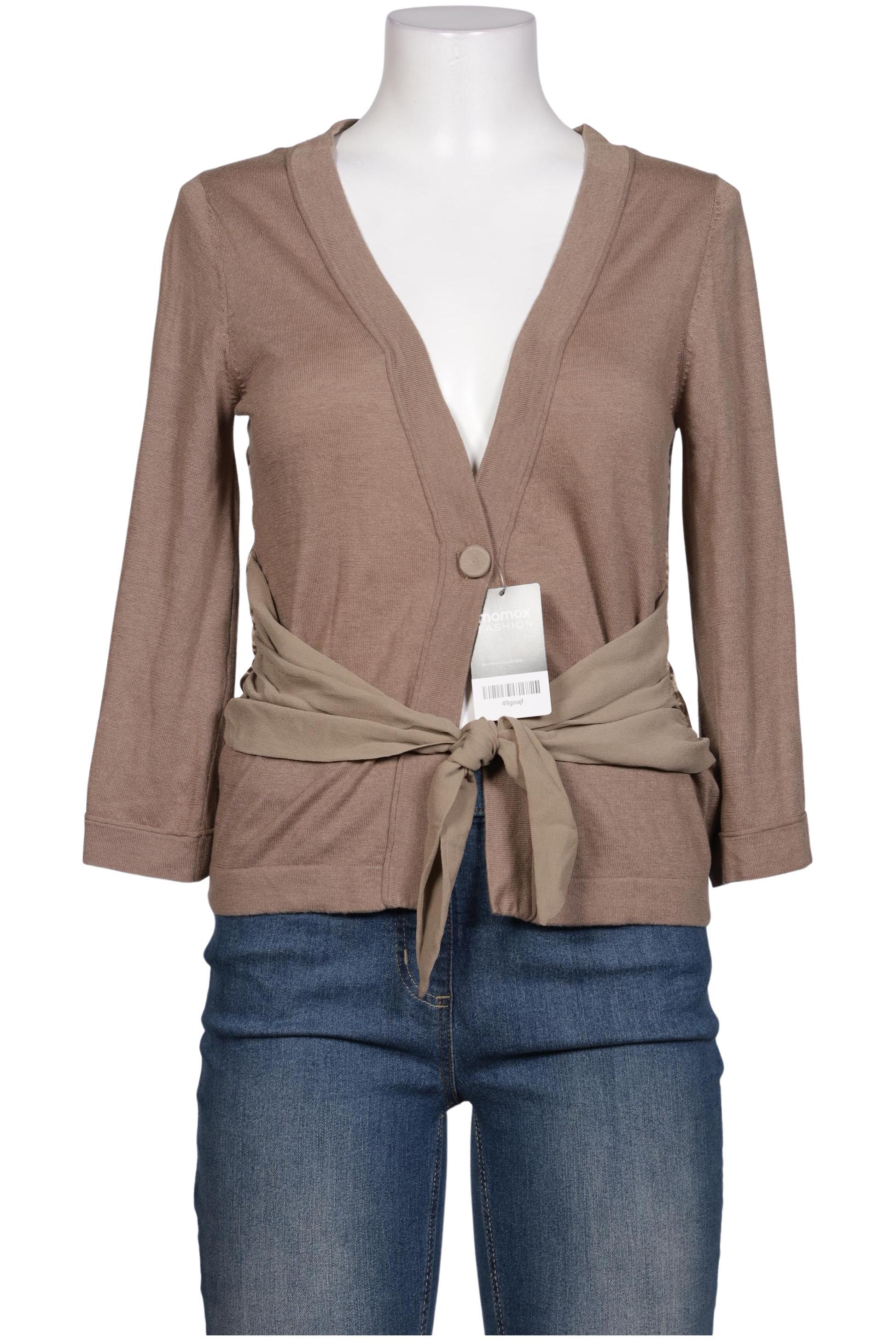 

Oui Damen Strickjacke, beige, Gr. 36