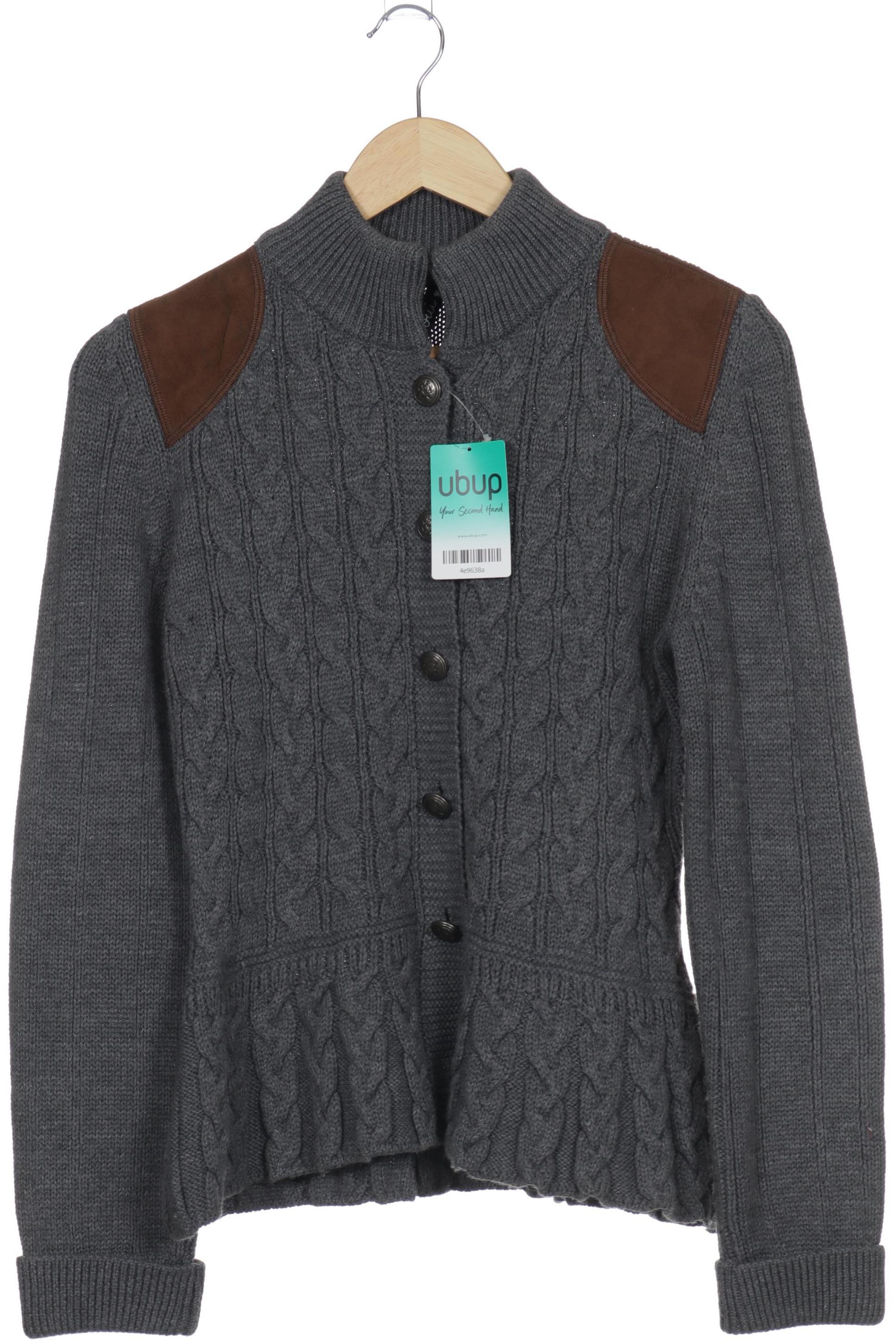 

Oui Damen Strickjacke, grau, Gr. 36