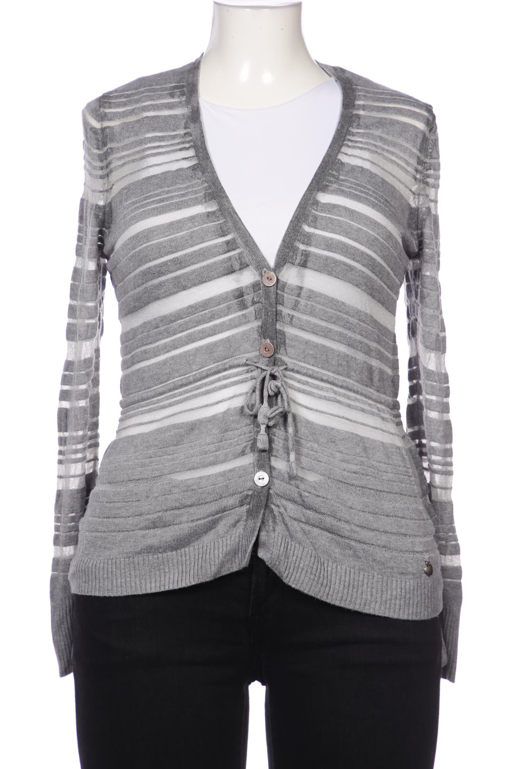 

Oui Damen Strickjacke, grau, Gr. 42