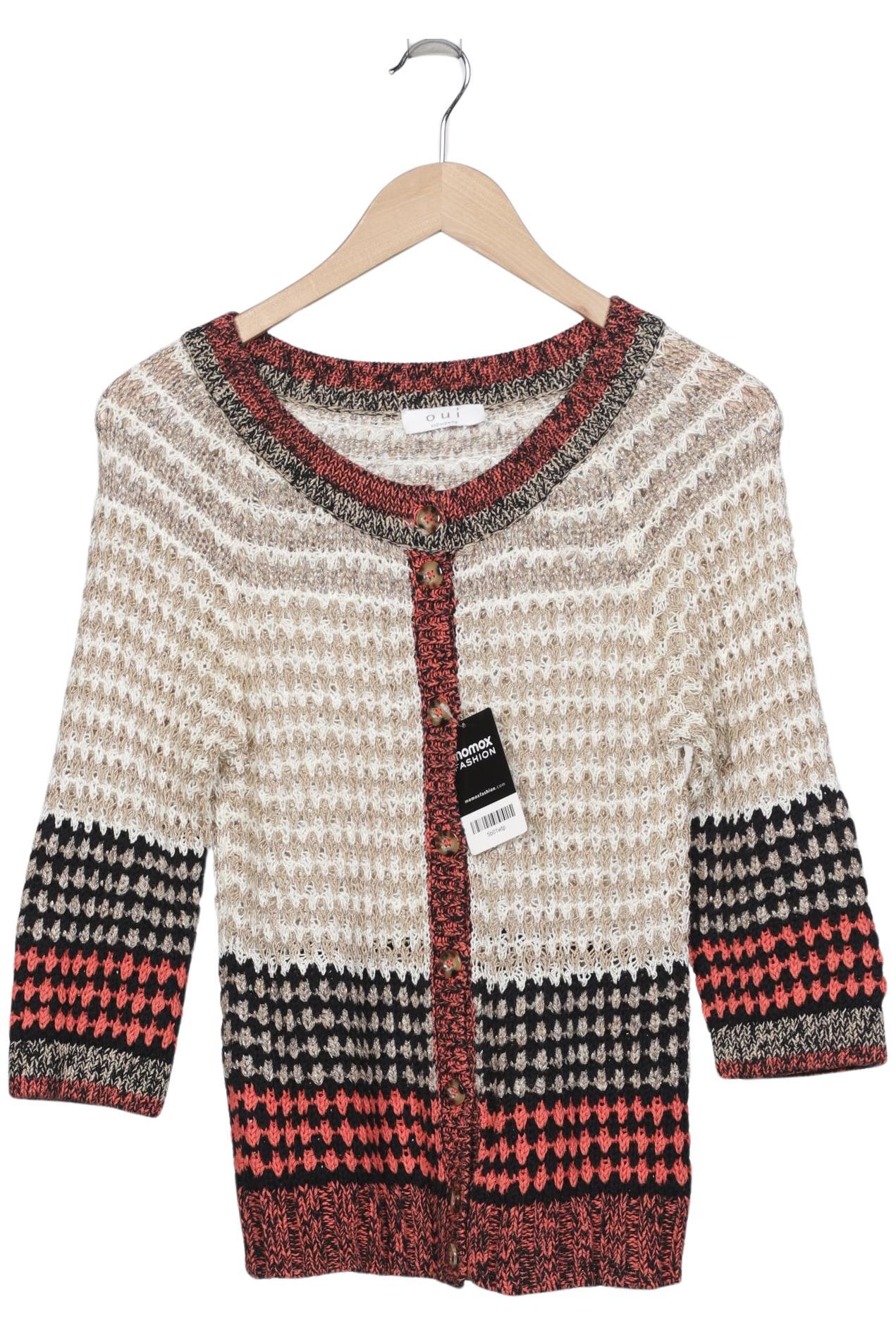 

Oui Damen Strickjacke, mehrfarbig, Gr. 38
