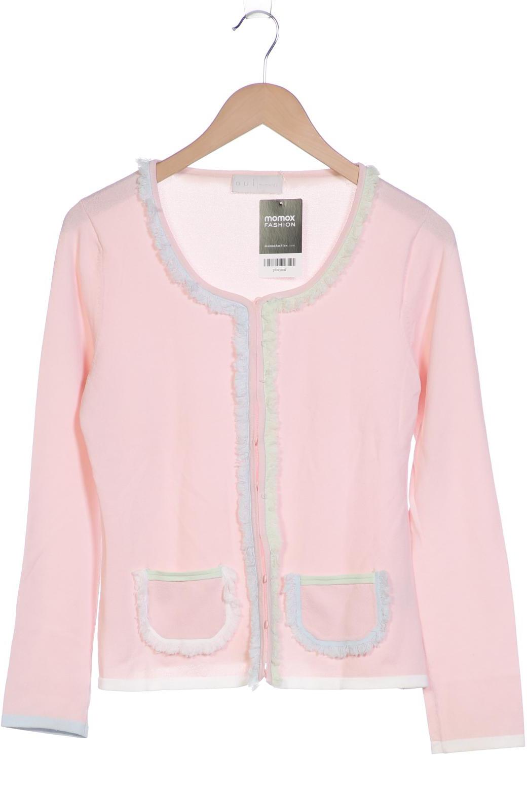 

Oui Damen Strickjacke, pink, Gr. 38