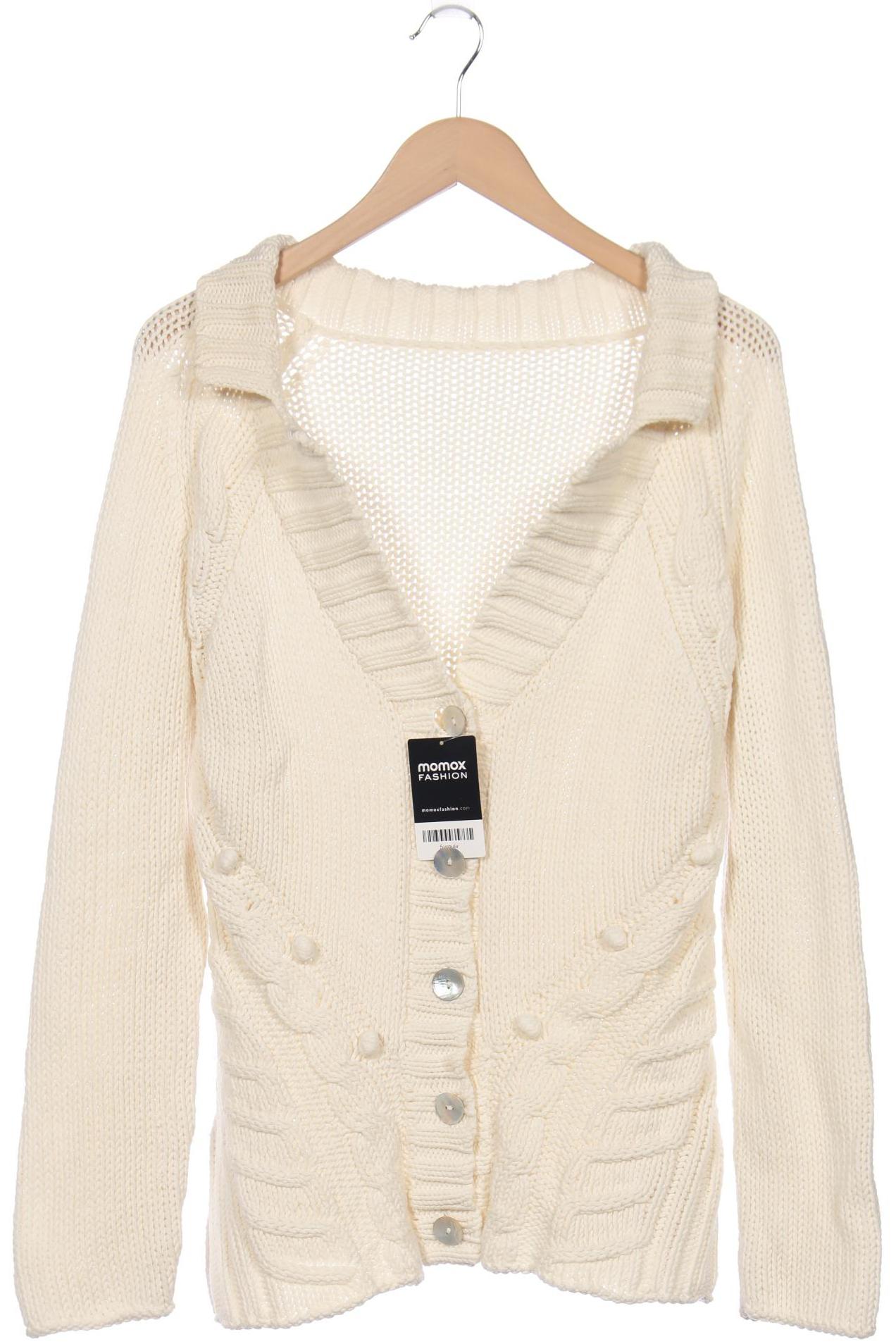 

Oui Damen Strickjacke, cremeweiß, Gr. 46