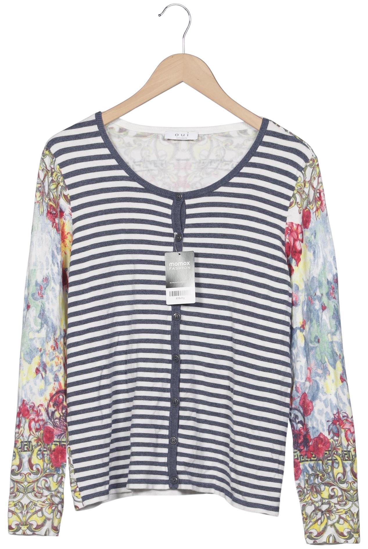 

Oui Damen Strickjacke, mehrfarbig, Gr. 42