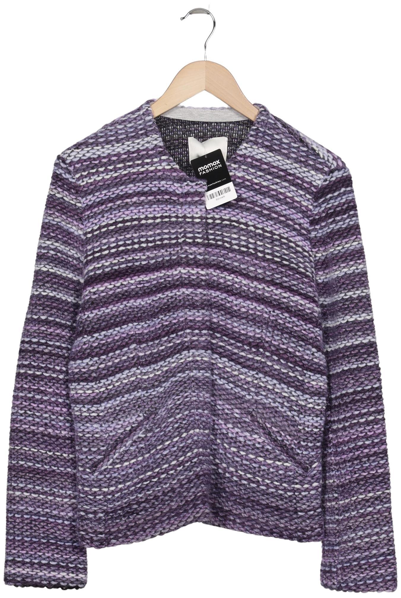 

Oui Damen Strickjacke, flieder, Gr. 46