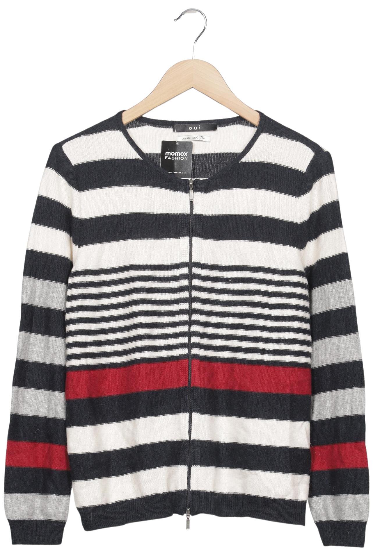 

Oui Damen Strickjacke, mehrfarbig, Gr. 42