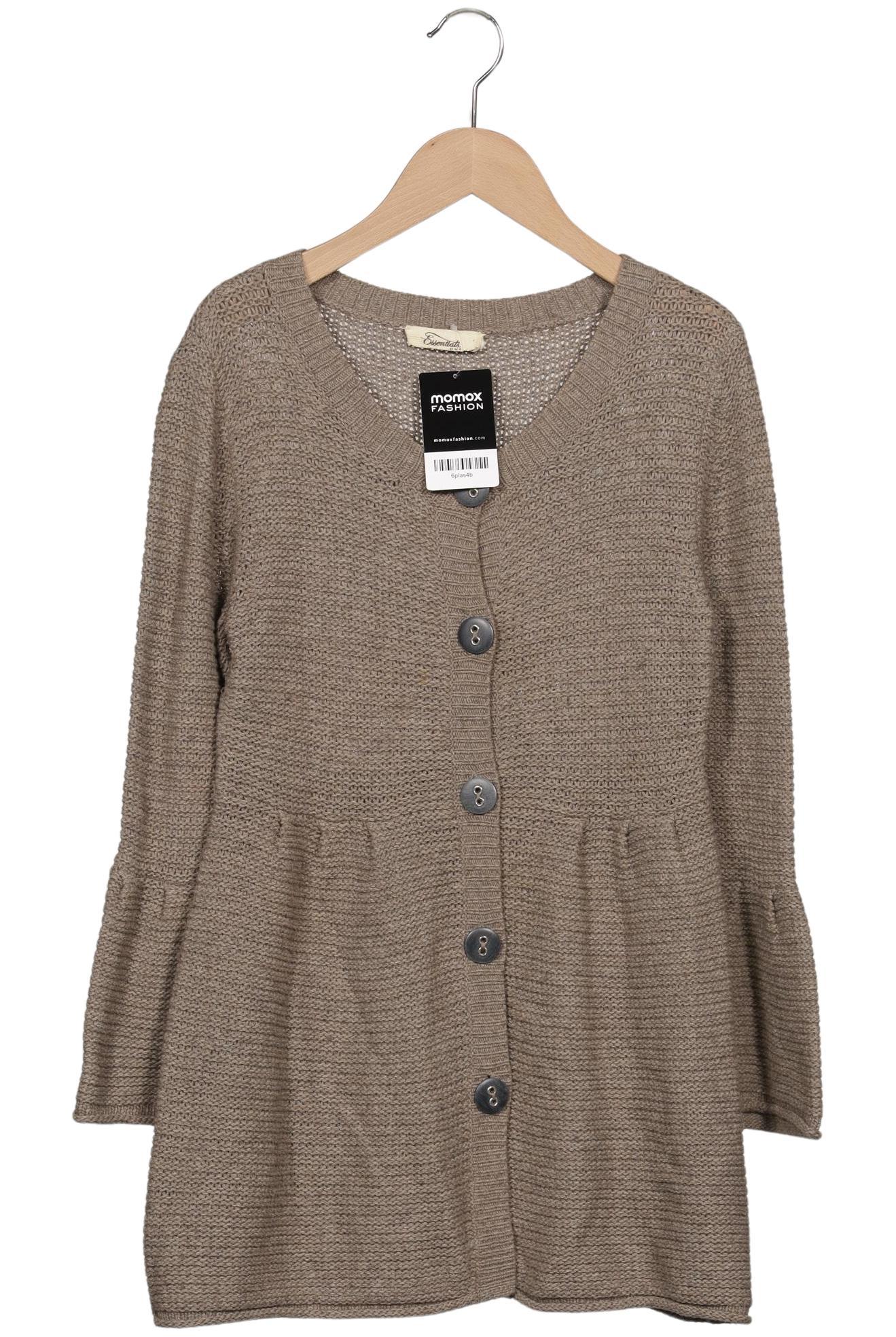 

Oui Damen Strickjacke, braun, Gr. 36