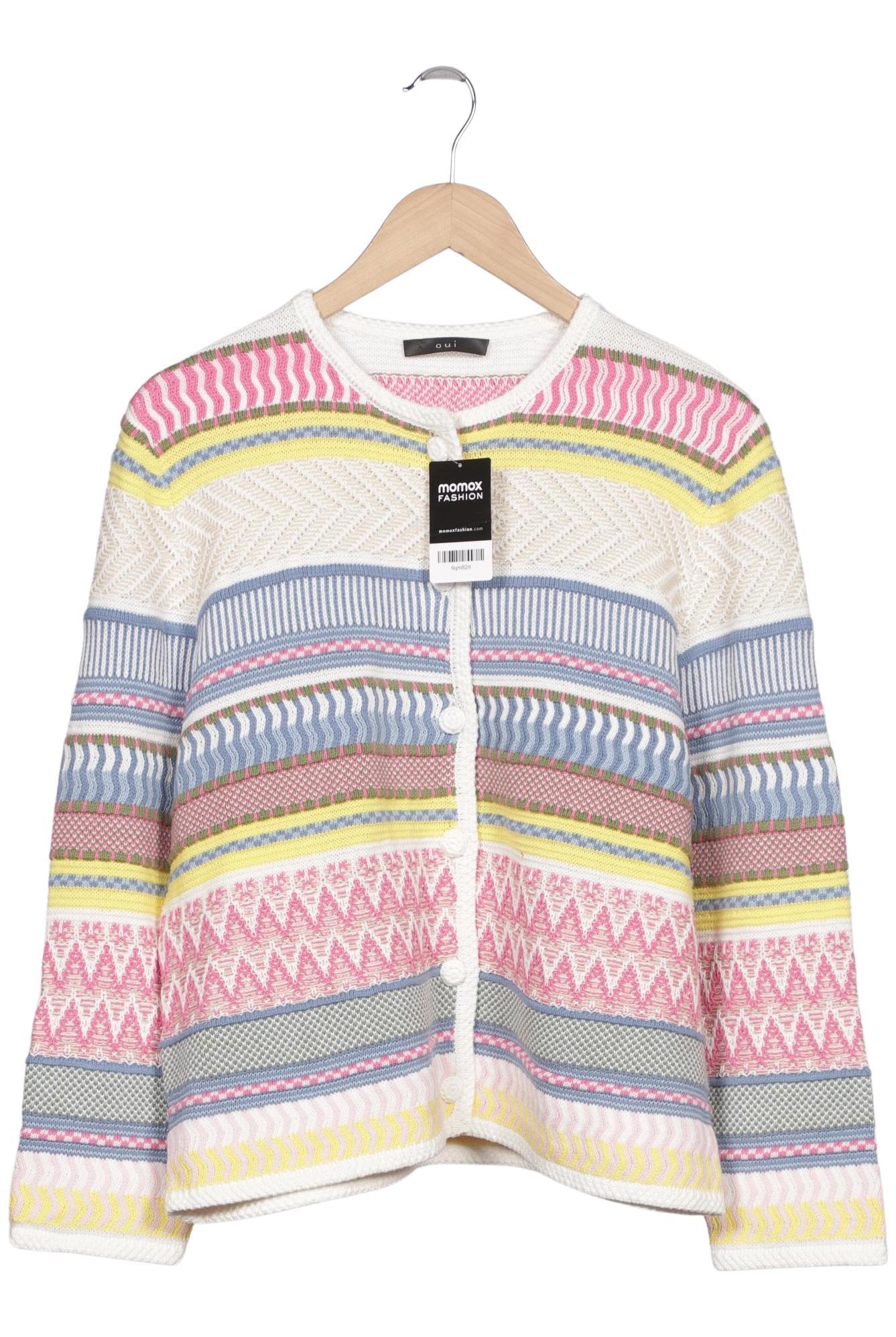 

Oui Damen Strickjacke, mehrfarbig, Gr. 46