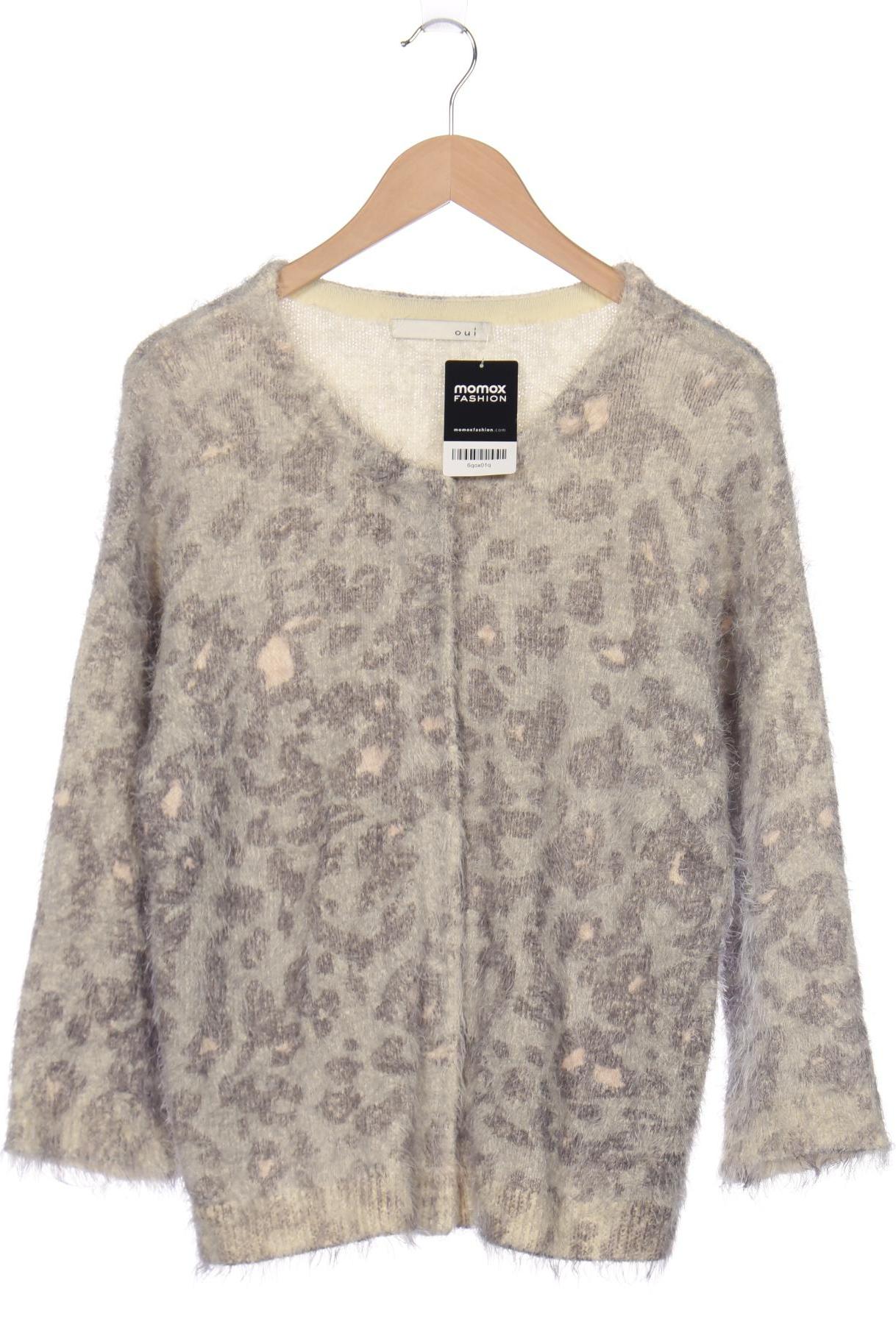 

Oui Damen Strickjacke, grau, Gr. 38