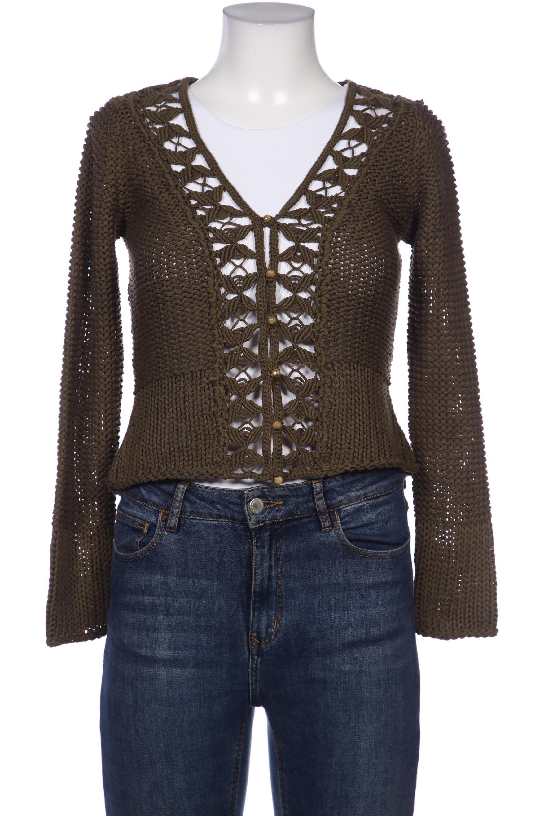 

Oui Damen Strickjacke, grün