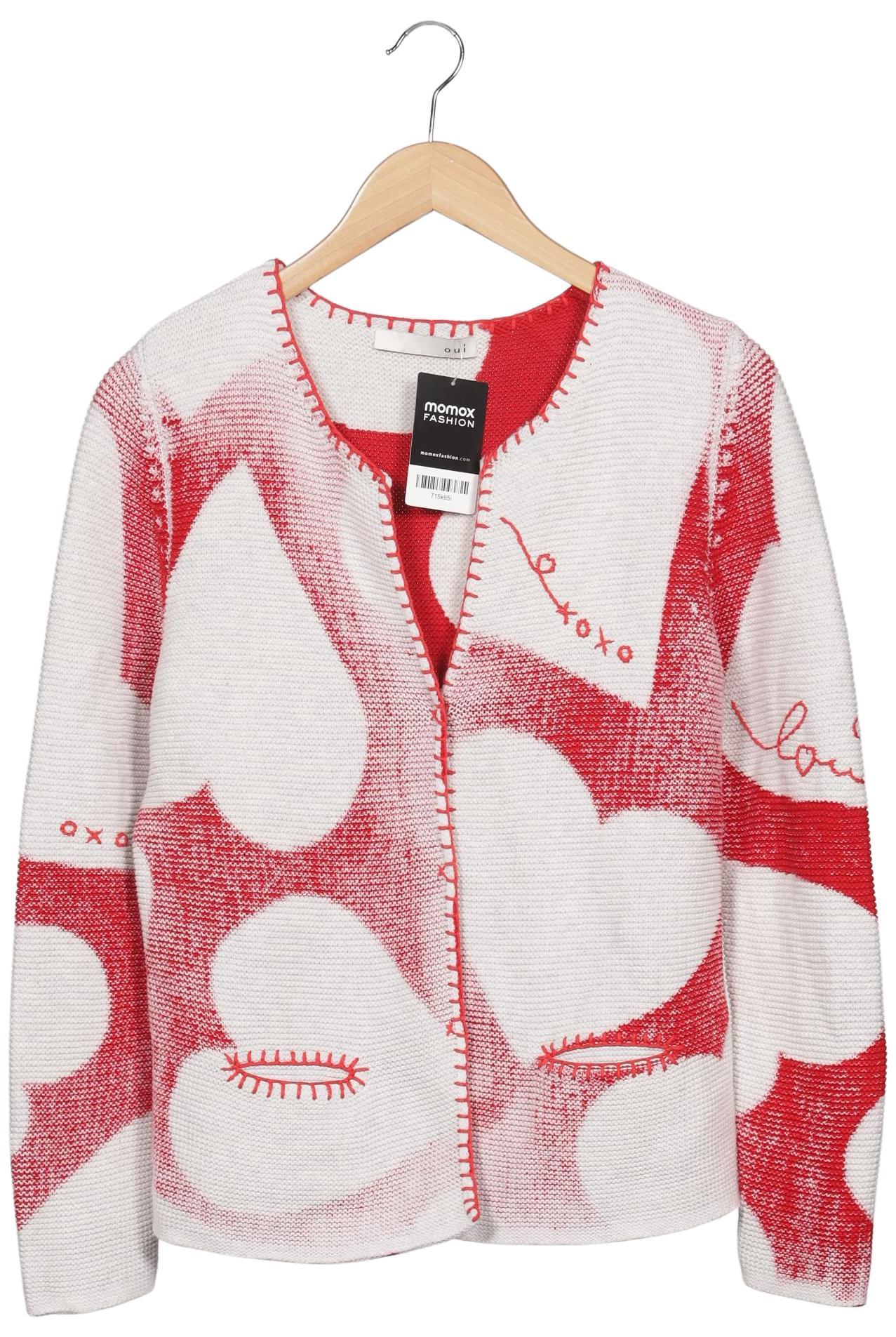 

Oui Damen Strickjacke, mehrfarbig, Gr. 38