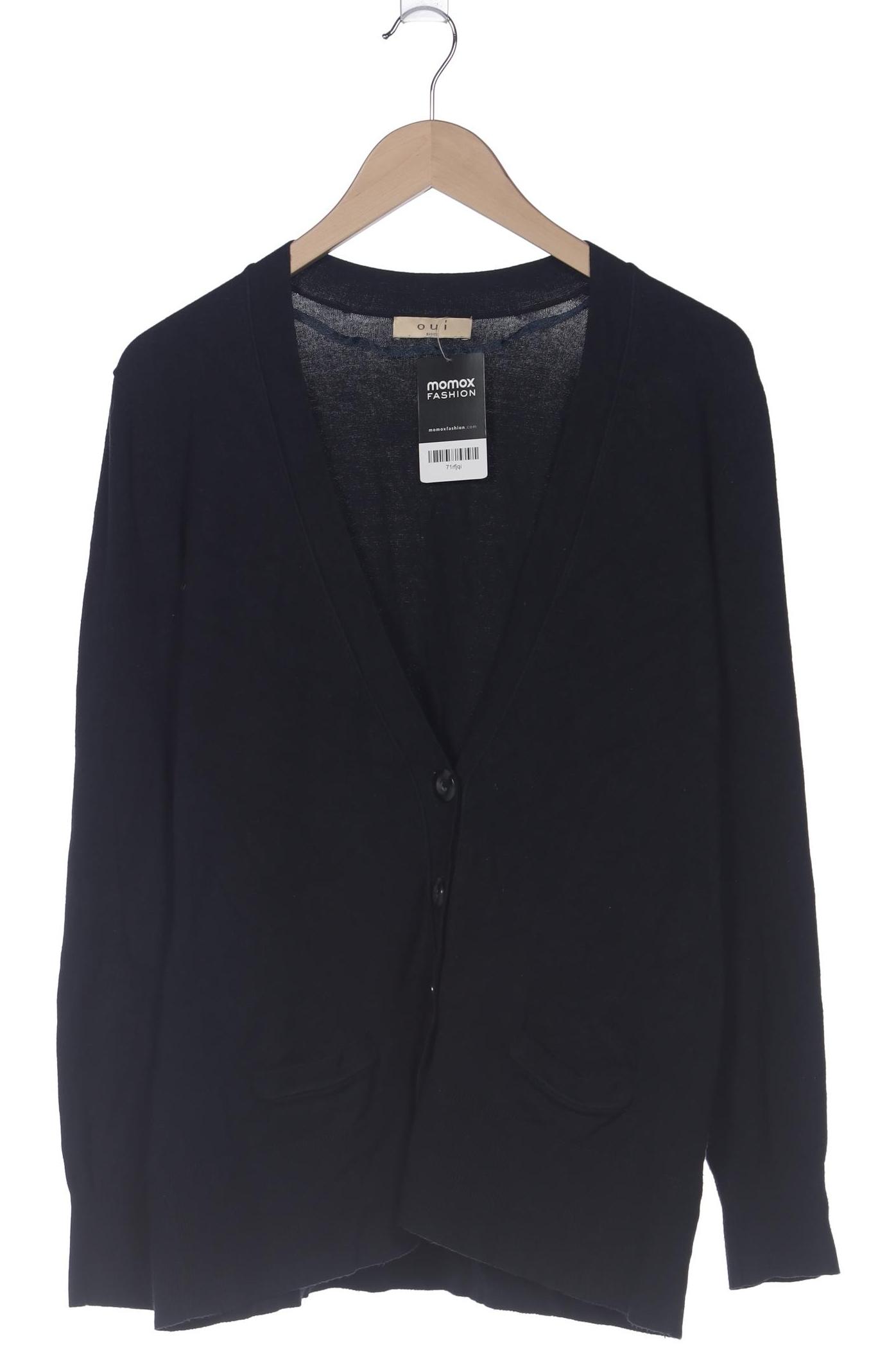 

Oui Damen Strickjacke, marineblau, Gr. 42