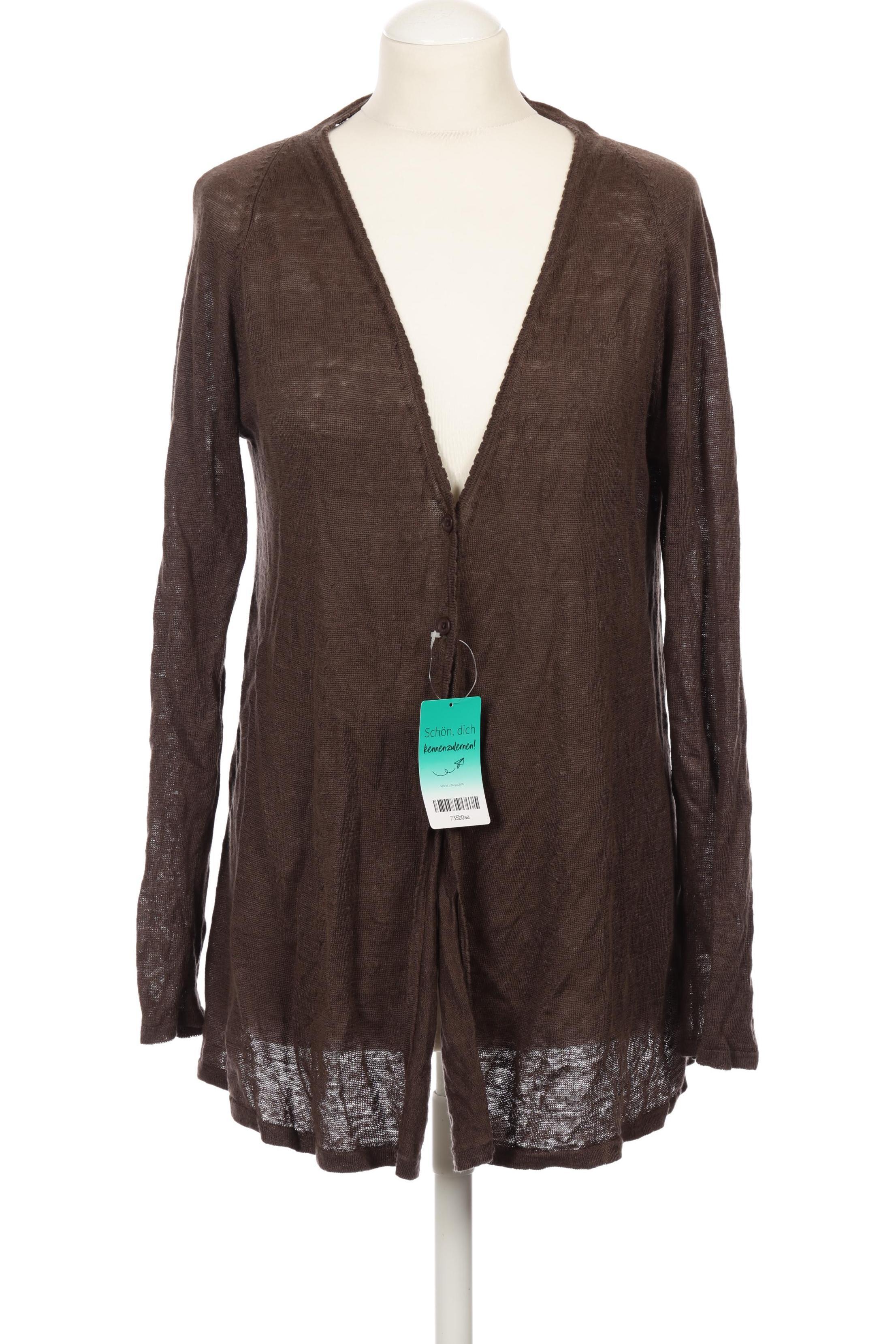 

Oui Damen Strickjacke, braun, Gr. 36