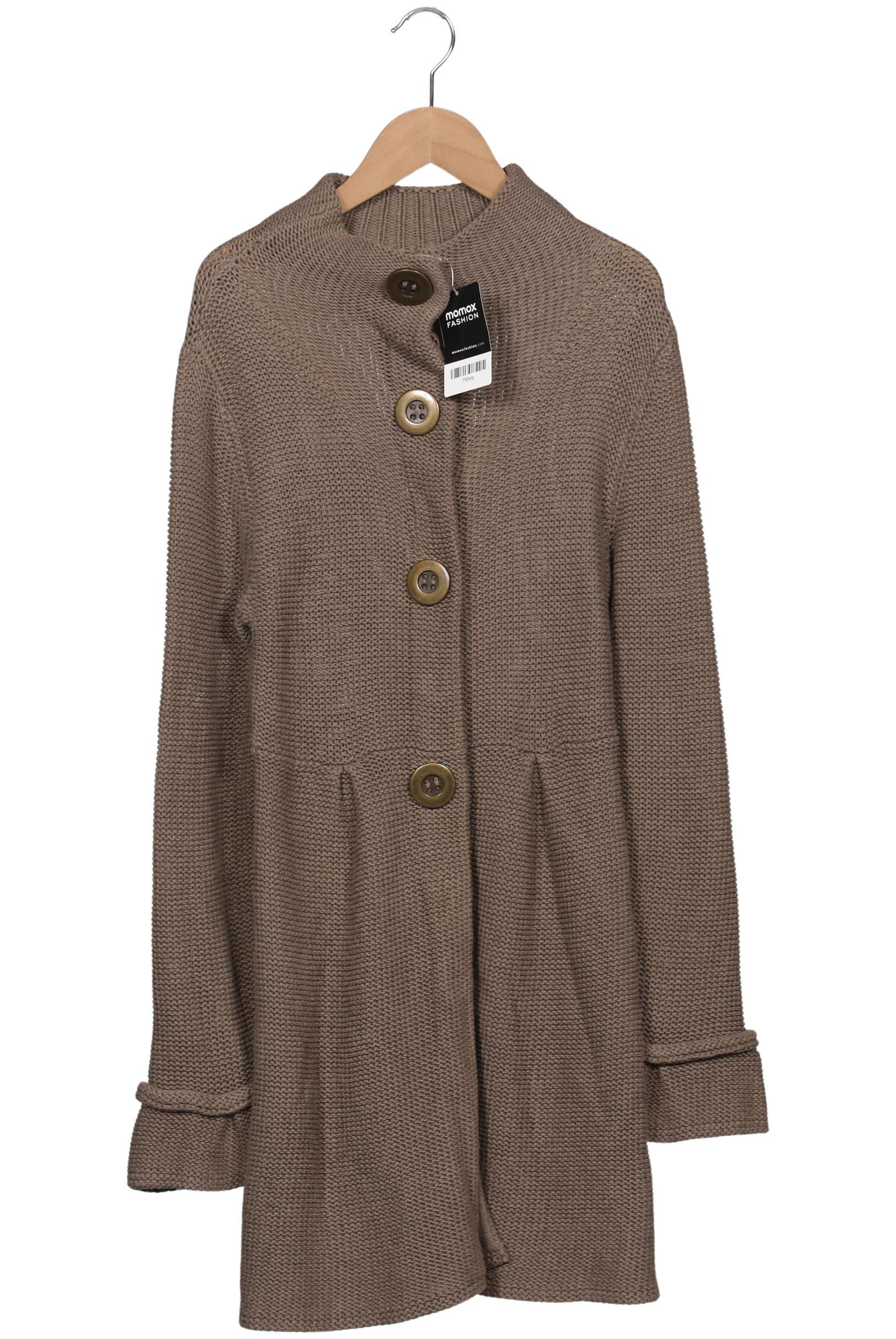 

Oui Damen Strickjacke, braun, Gr. 36