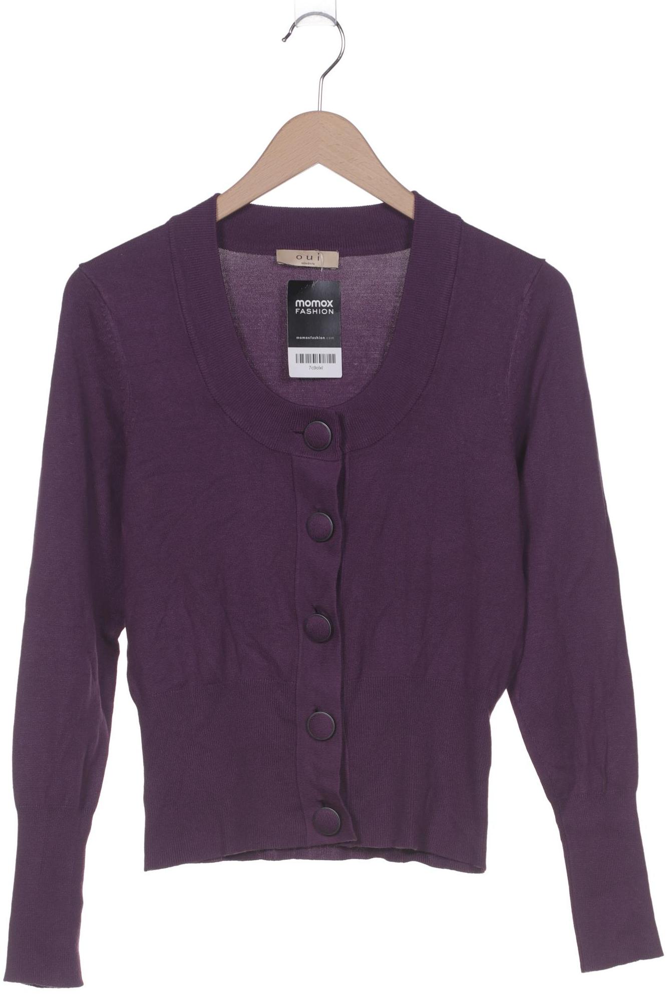 

Oui Damen Strickjacke, flieder, Gr. 36