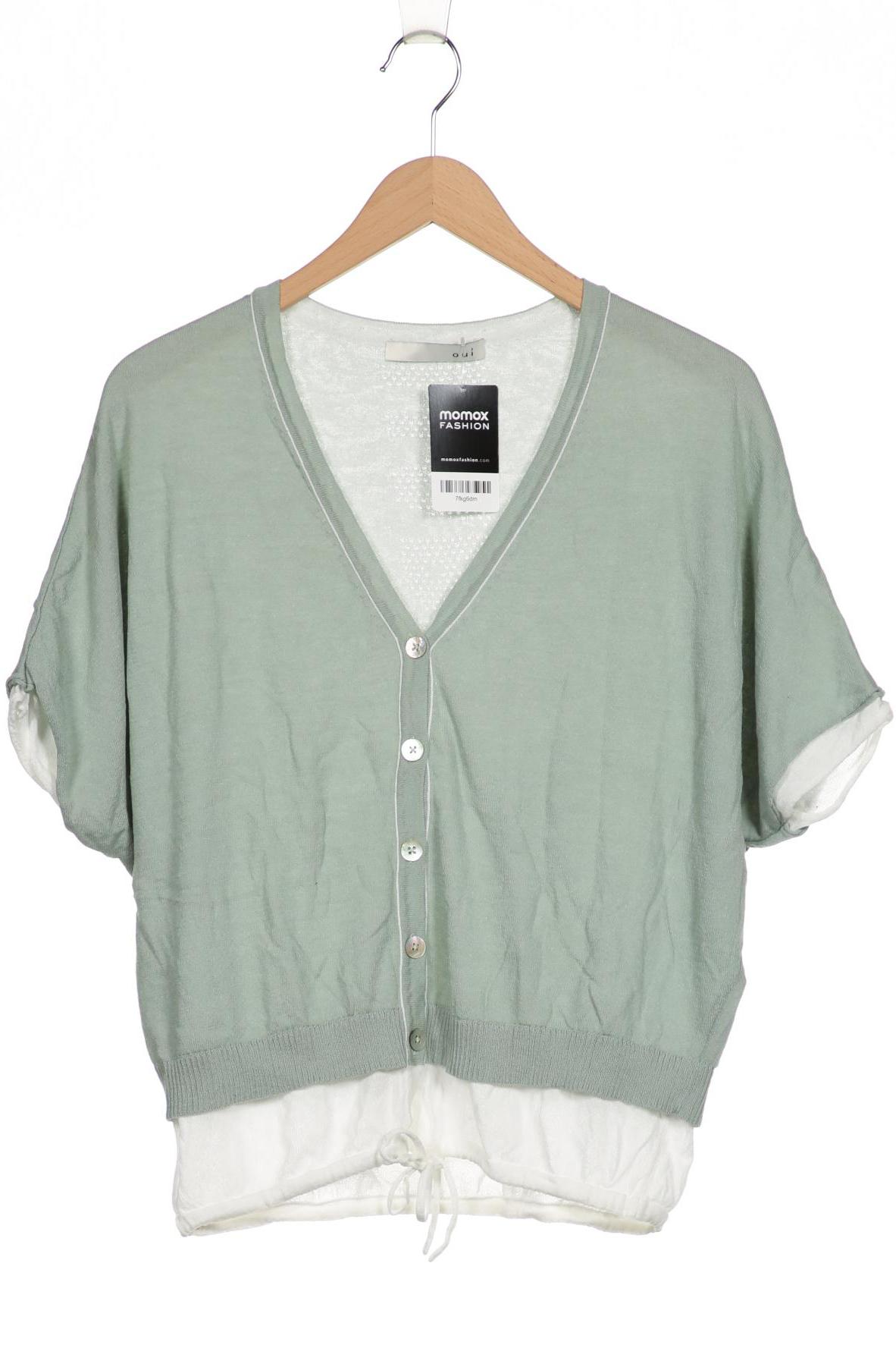 

Oui Damen Strickjacke, hellgrün