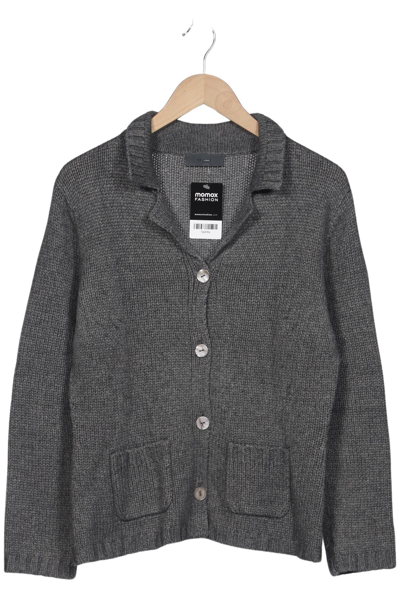 

Oui Damen Strickjacke, grau, Gr. 38