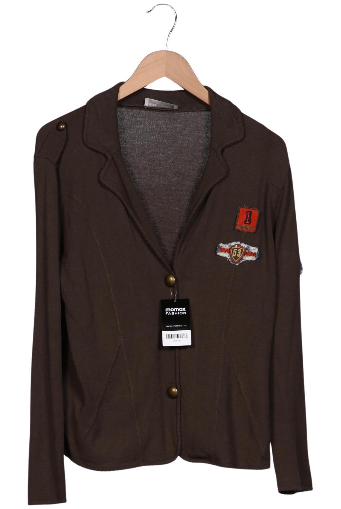 

Oui Damen Strickjacke, grün, Gr. 42