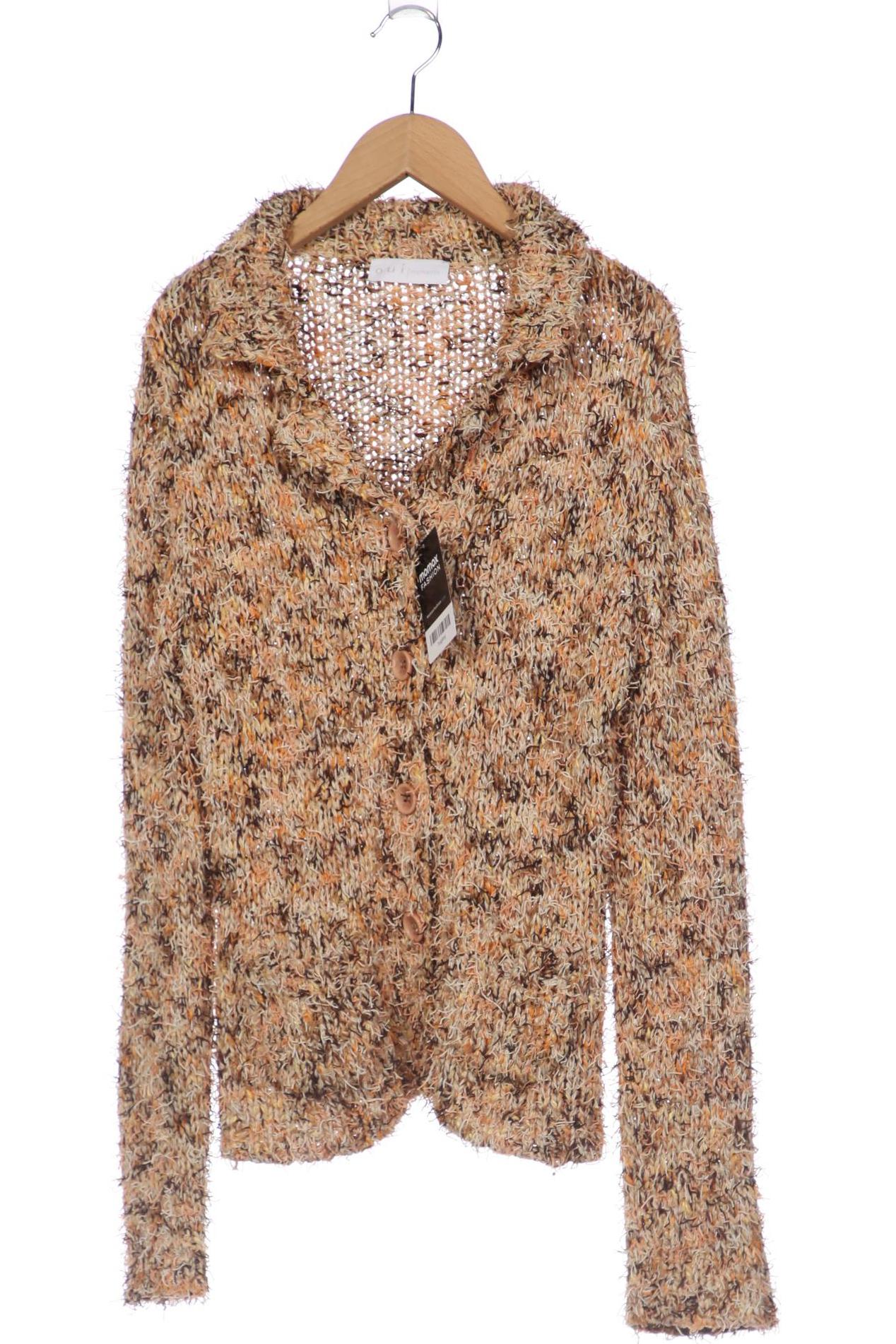 

Oui Damen Strickjacke, beige, Gr. 38