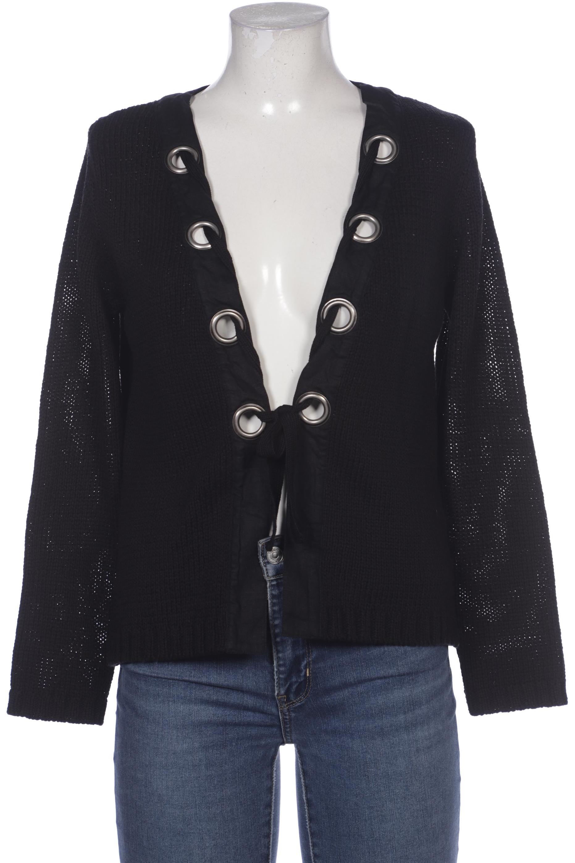

Oui Damen Strickjacke, schwarz, Gr. 40