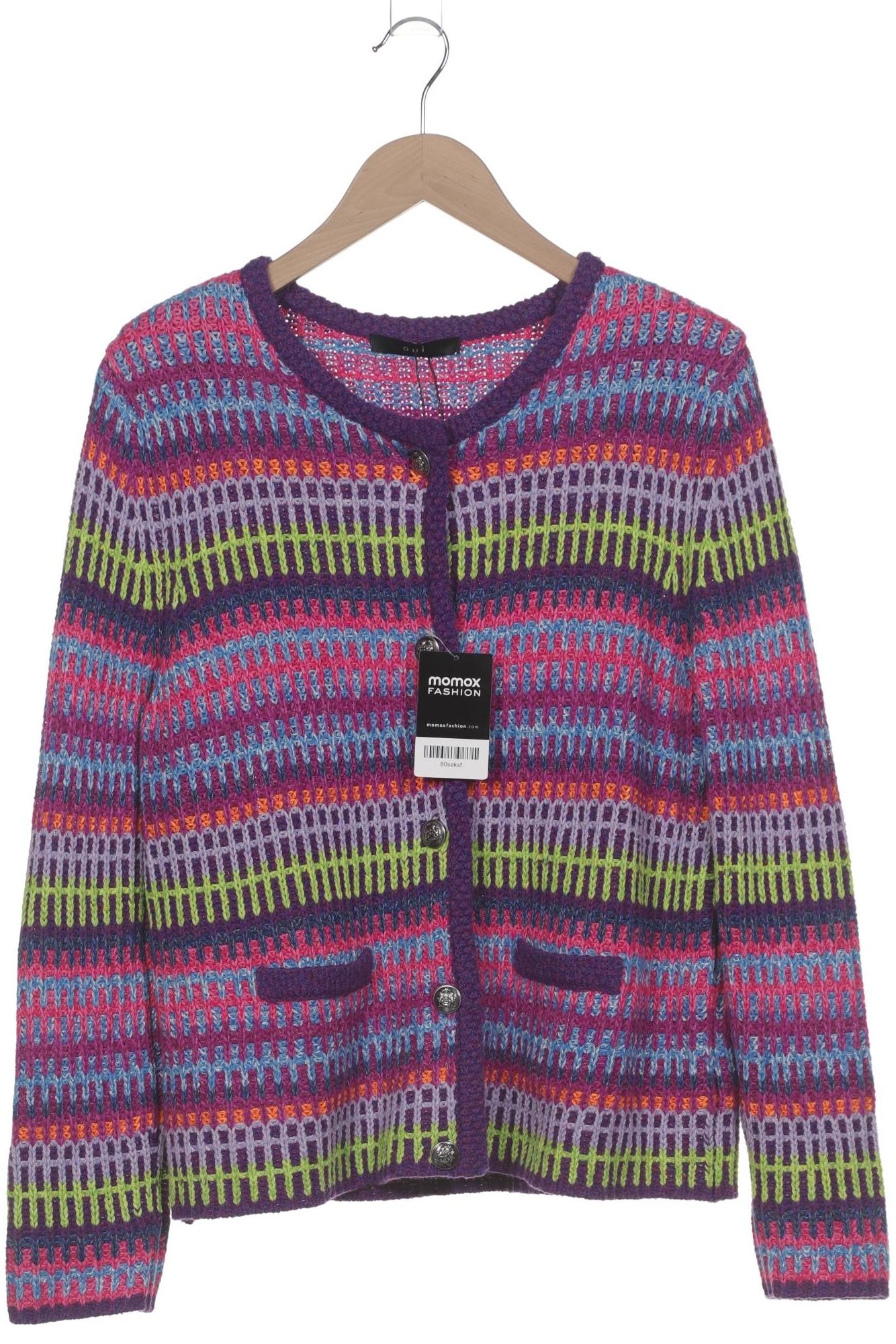 

Oui Damen Strickjacke, mehrfarbig, Gr. 44