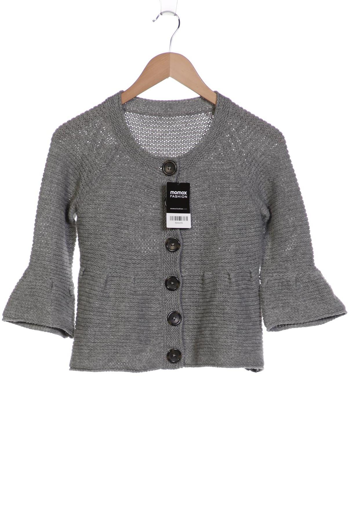 

Oui Damen Strickjacke, grau, Gr. 36