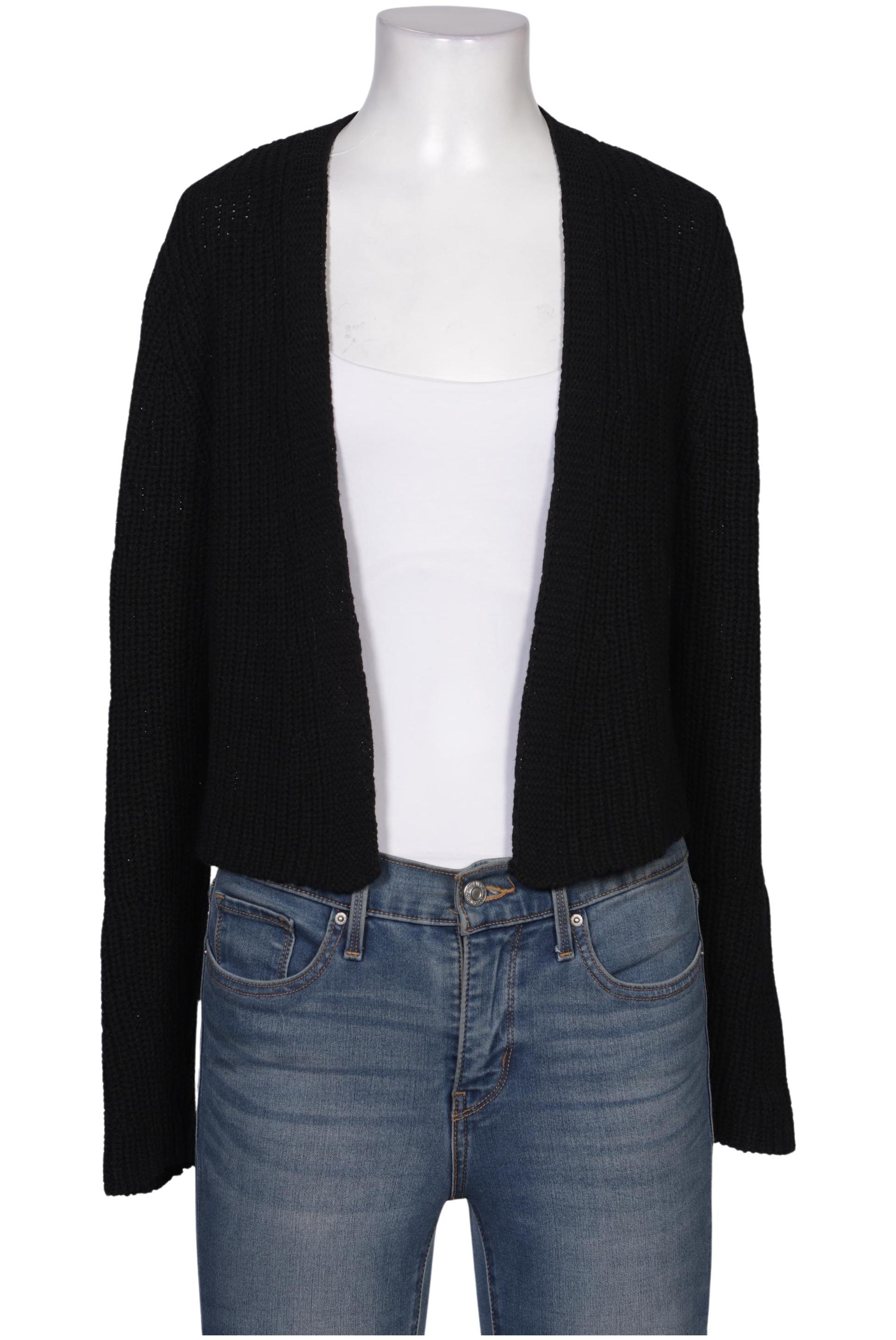 

Oui Damen Strickjacke, schwarz, Gr. 36
