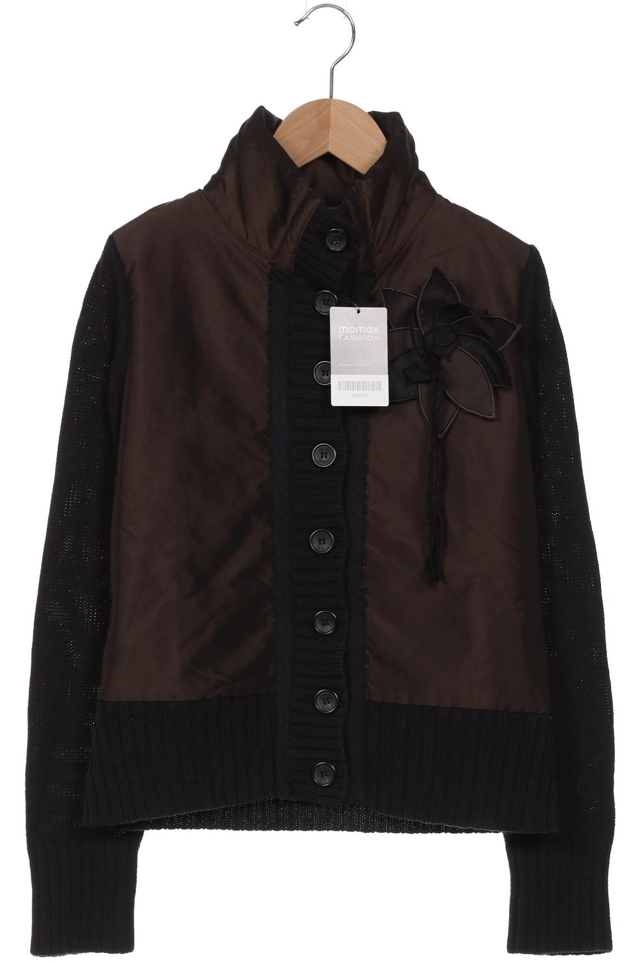 

Oui Damen Strickjacke, braun, Gr. 38