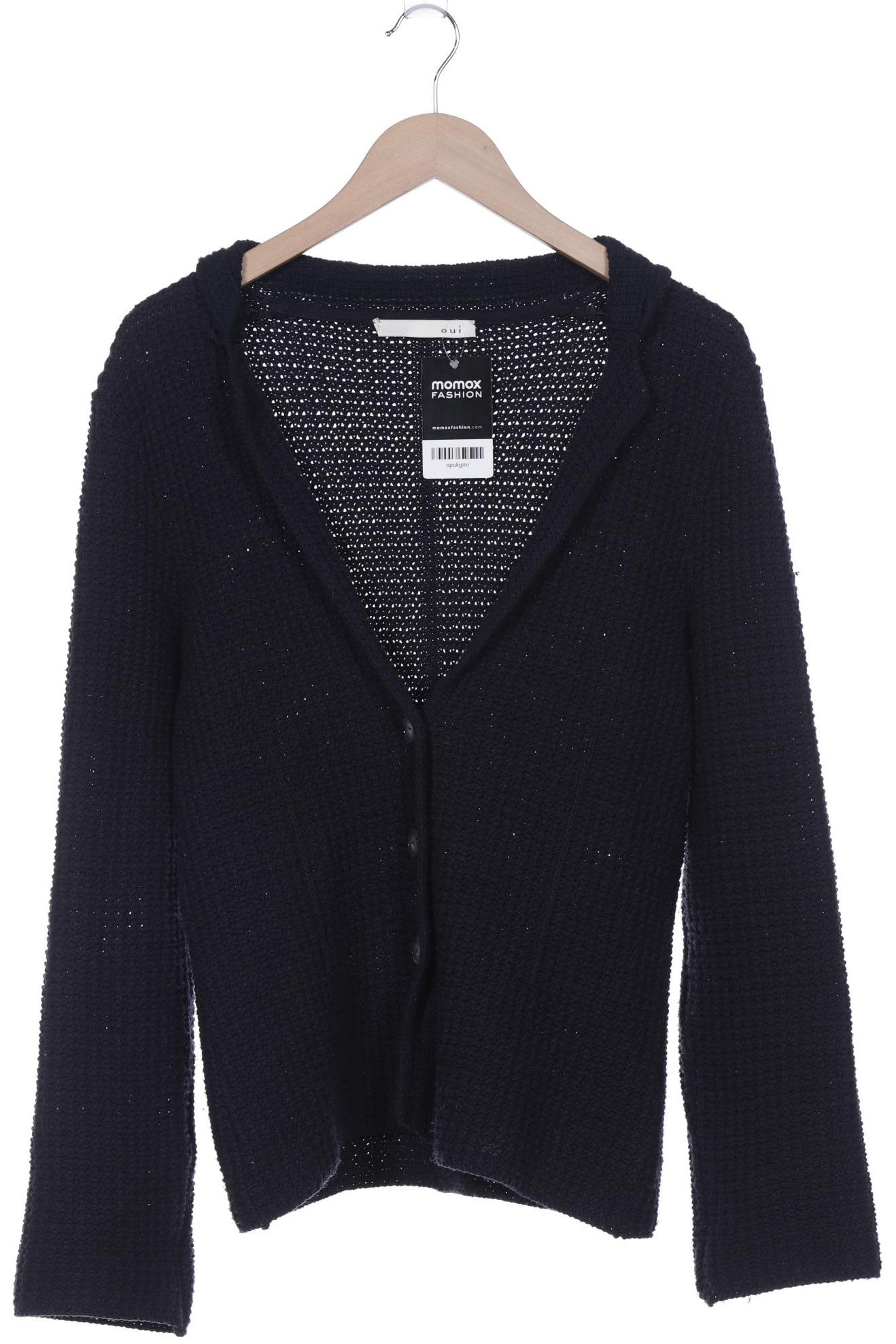 

Oui Damen Strickjacke, marineblau, Gr. 38