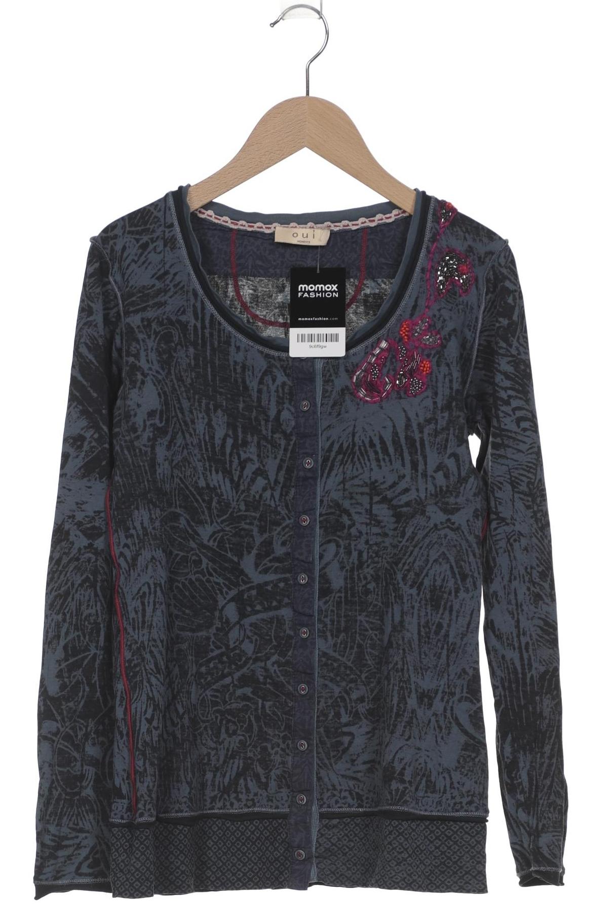 

Oui Damen Strickjacke, marineblau, Gr. 36
