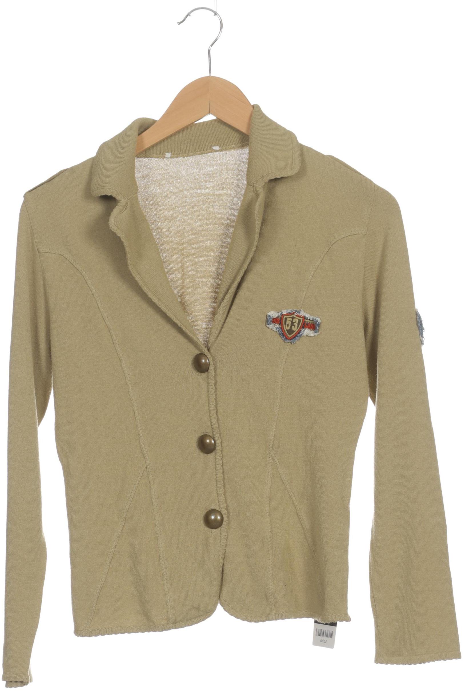 

Oui Damen Strickjacke, beige, Gr. 36