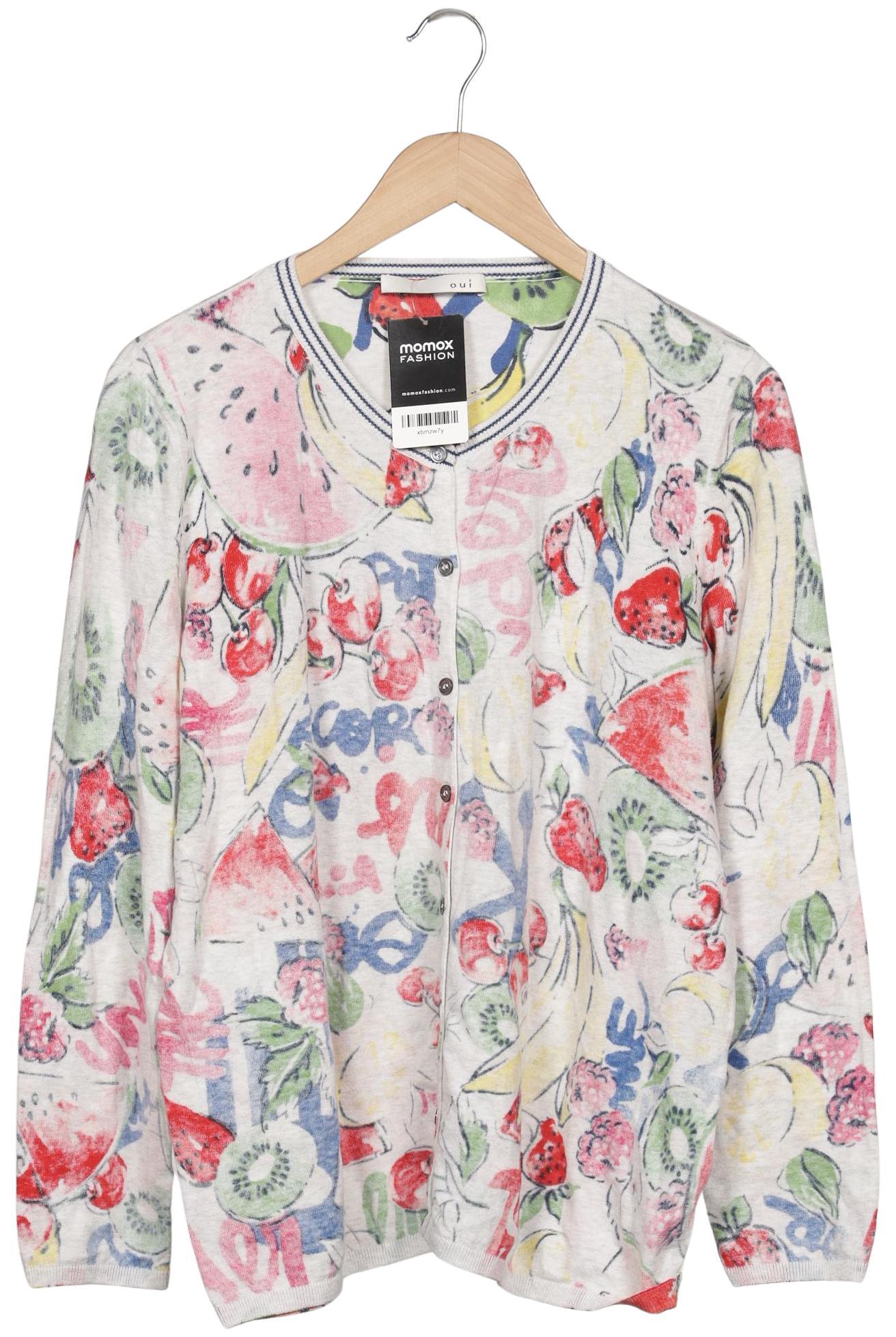 

Oui Damen Strickjacke, mehrfarbig, Gr. 44