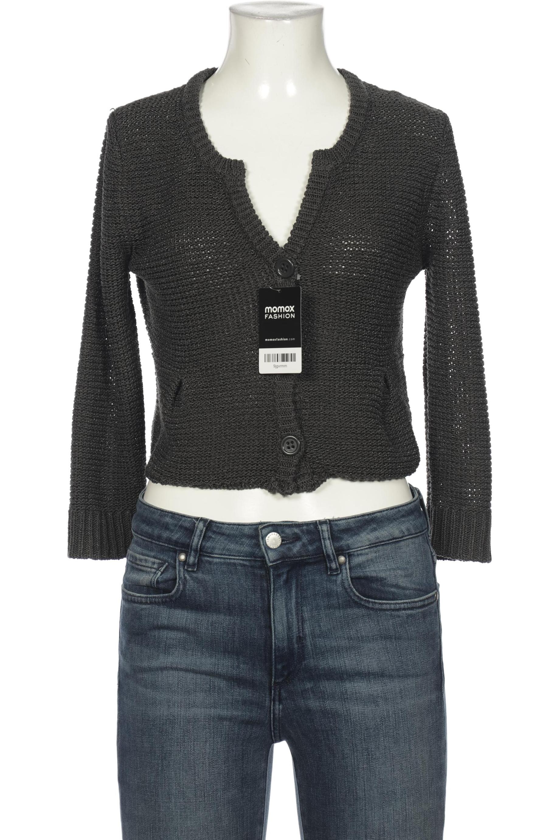 

Oui Damen Strickjacke, grau