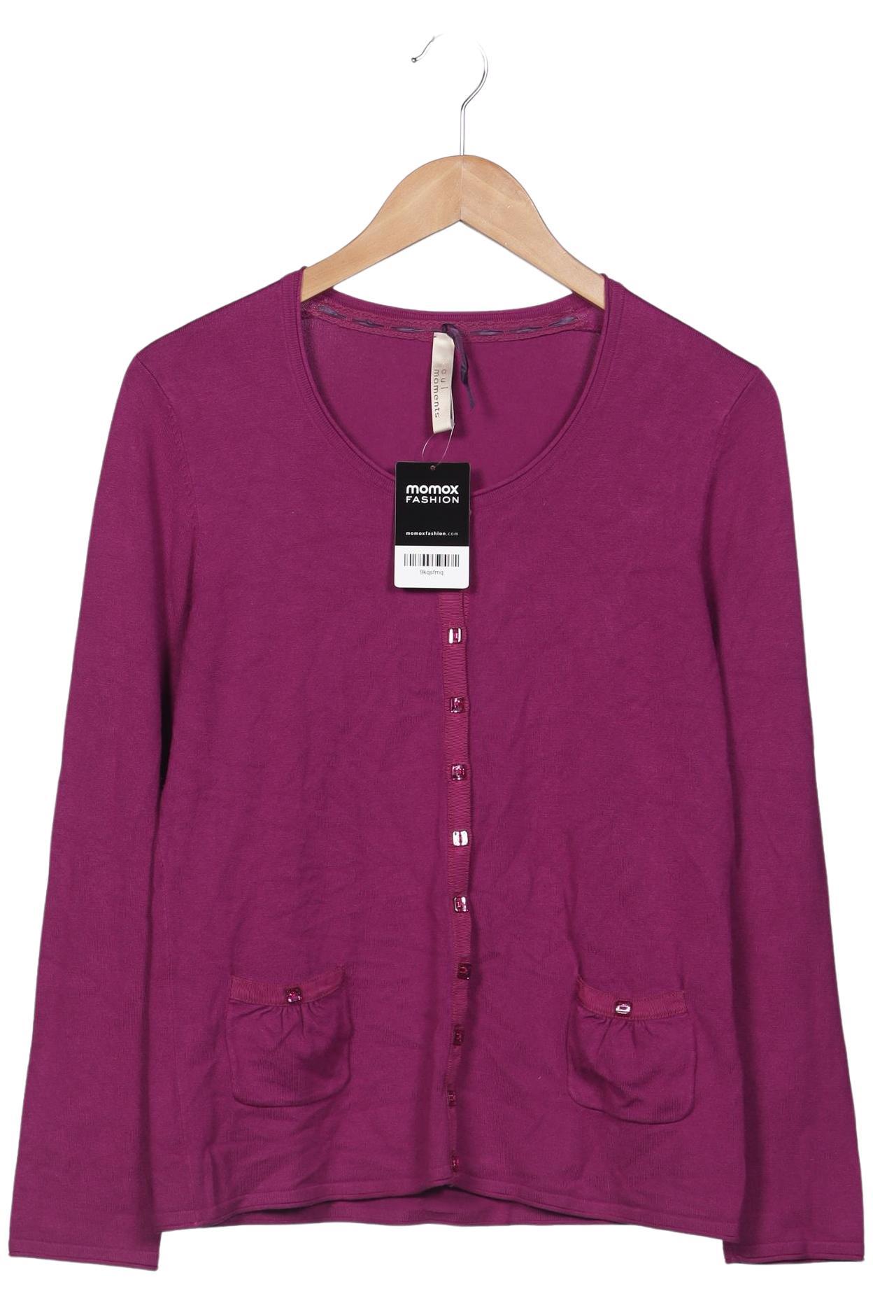 

Oui Damen Strickjacke, pink, Gr. 40