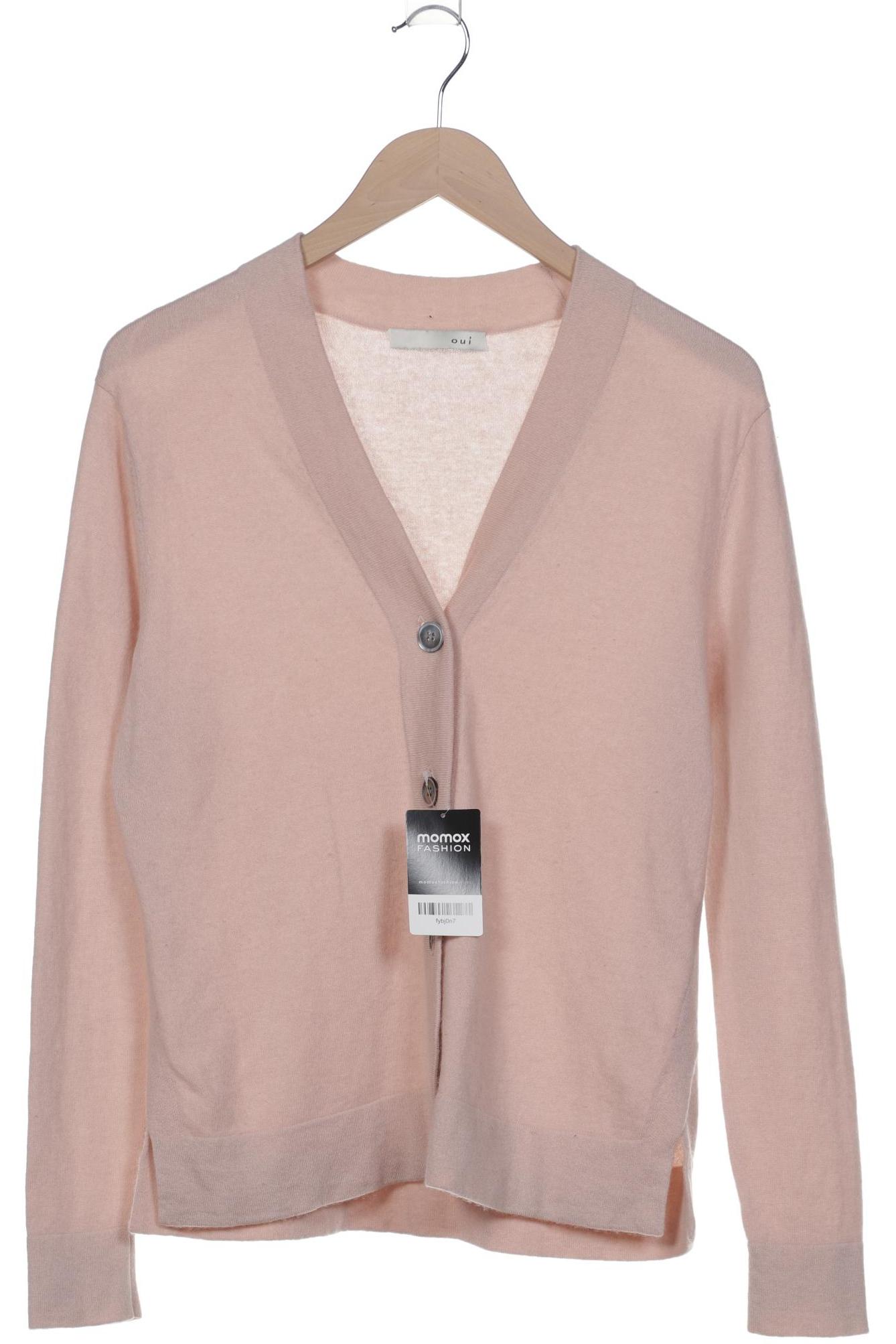 

Oui Damen Strickjacke, pink, Gr. 38