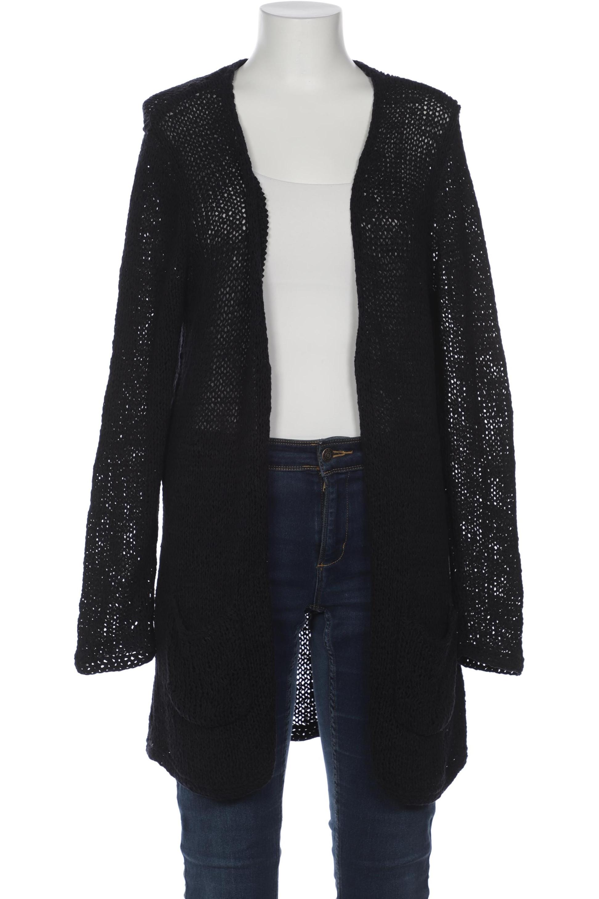 

Oui Damen Strickjacke, schwarz, Gr. 40