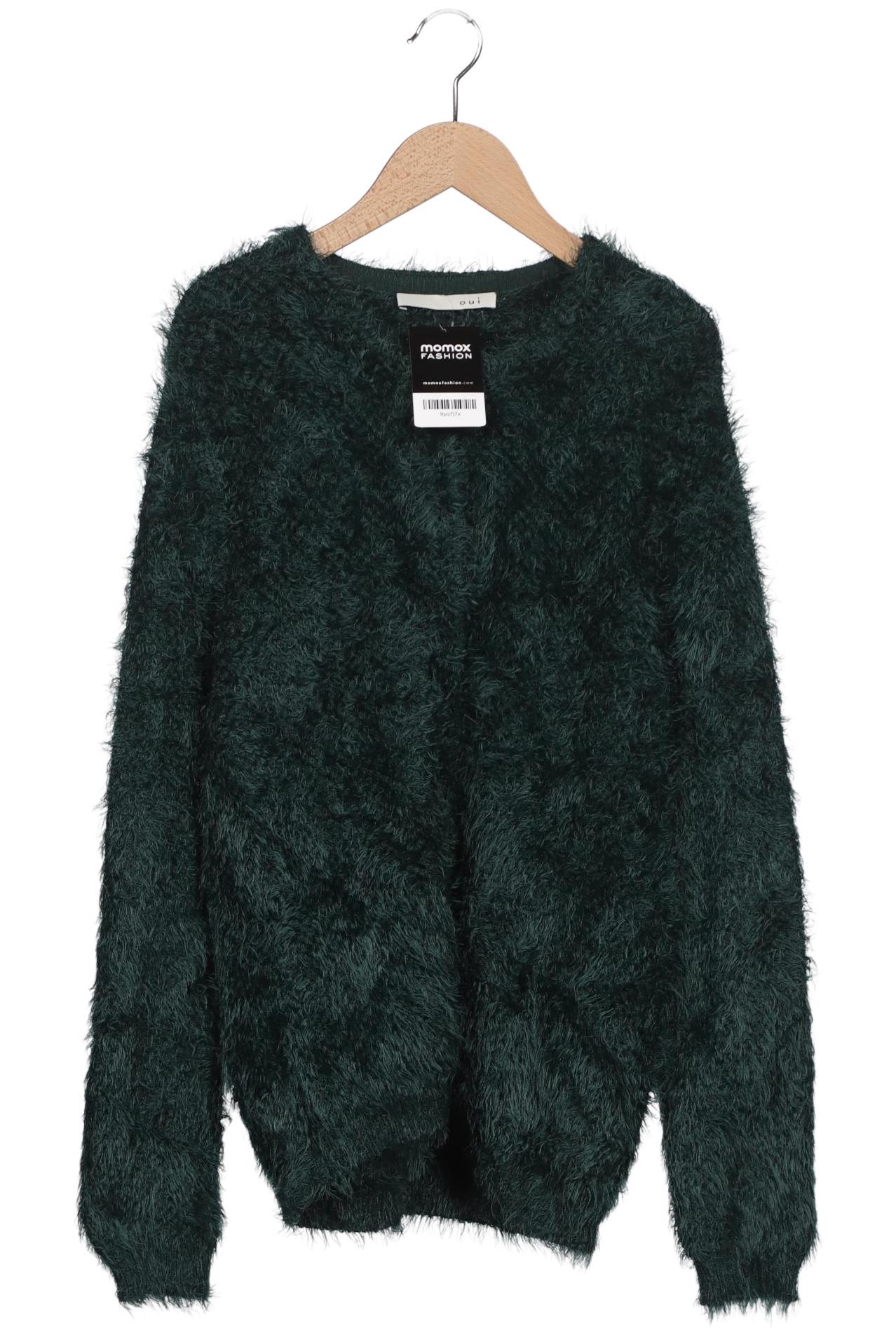 

Oui Damen Strickjacke, grün, Gr. 36