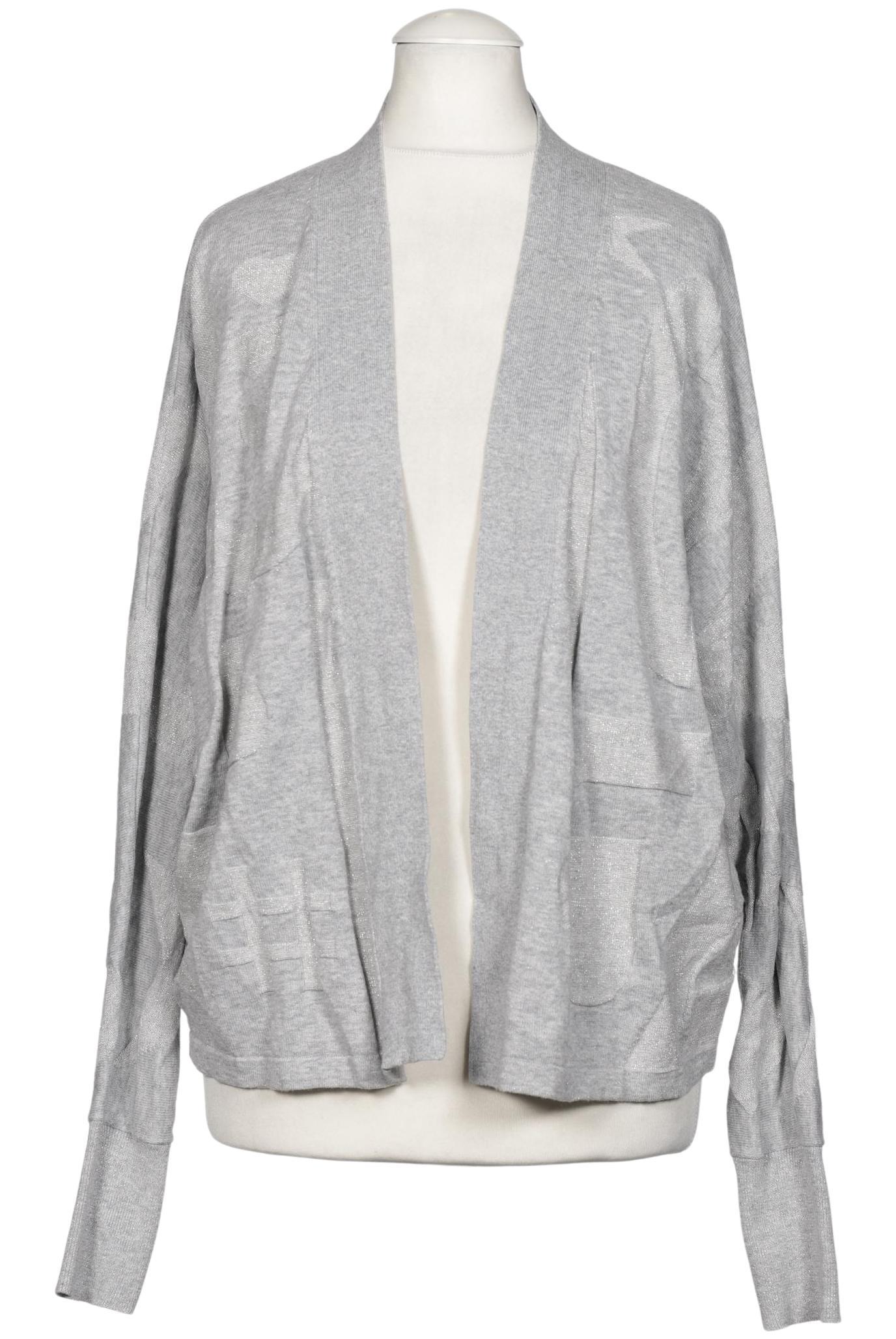 

Oui Damen Strickjacke, grau, Gr. 36