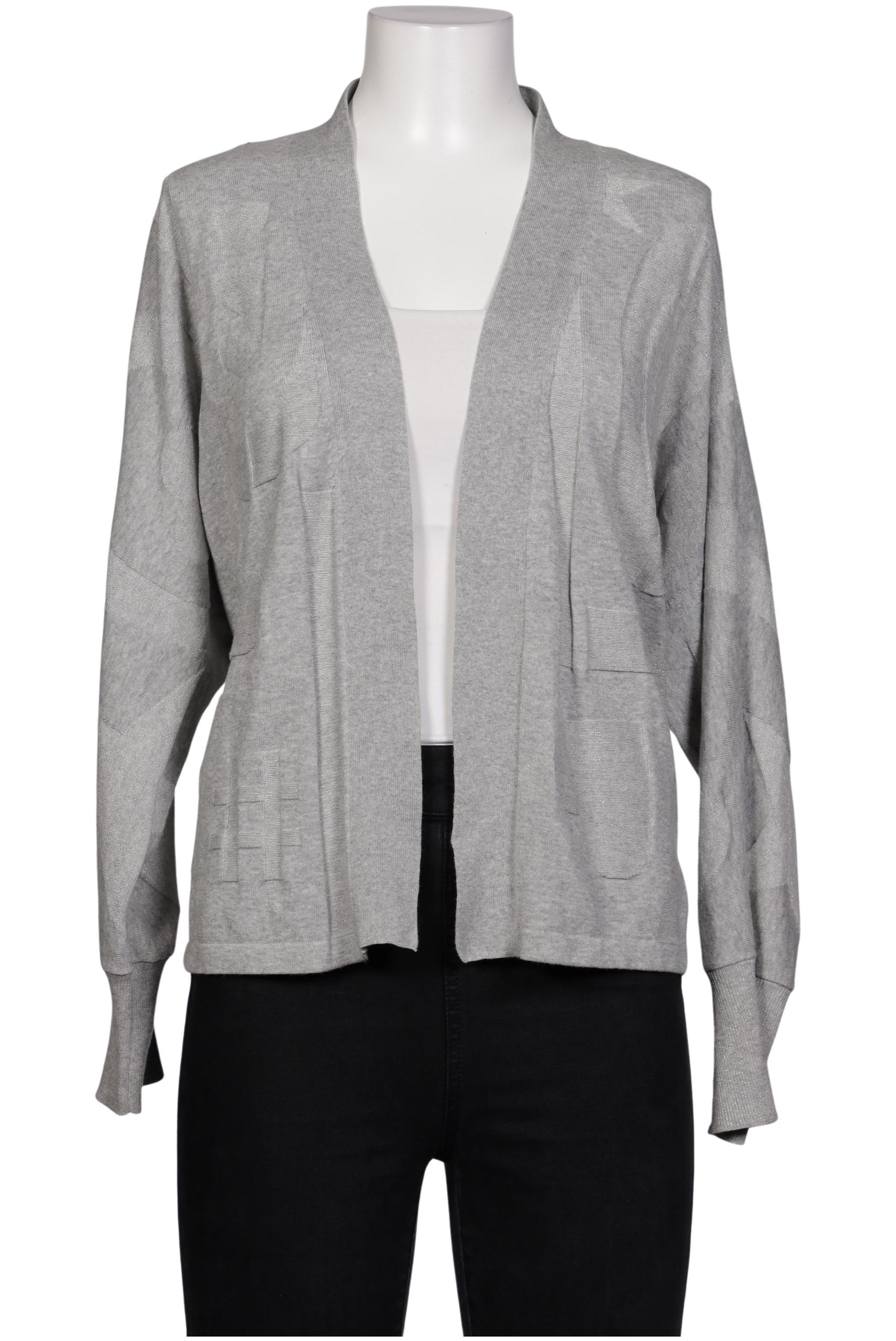 

Oui Damen Strickjacke, grau, Gr. 40