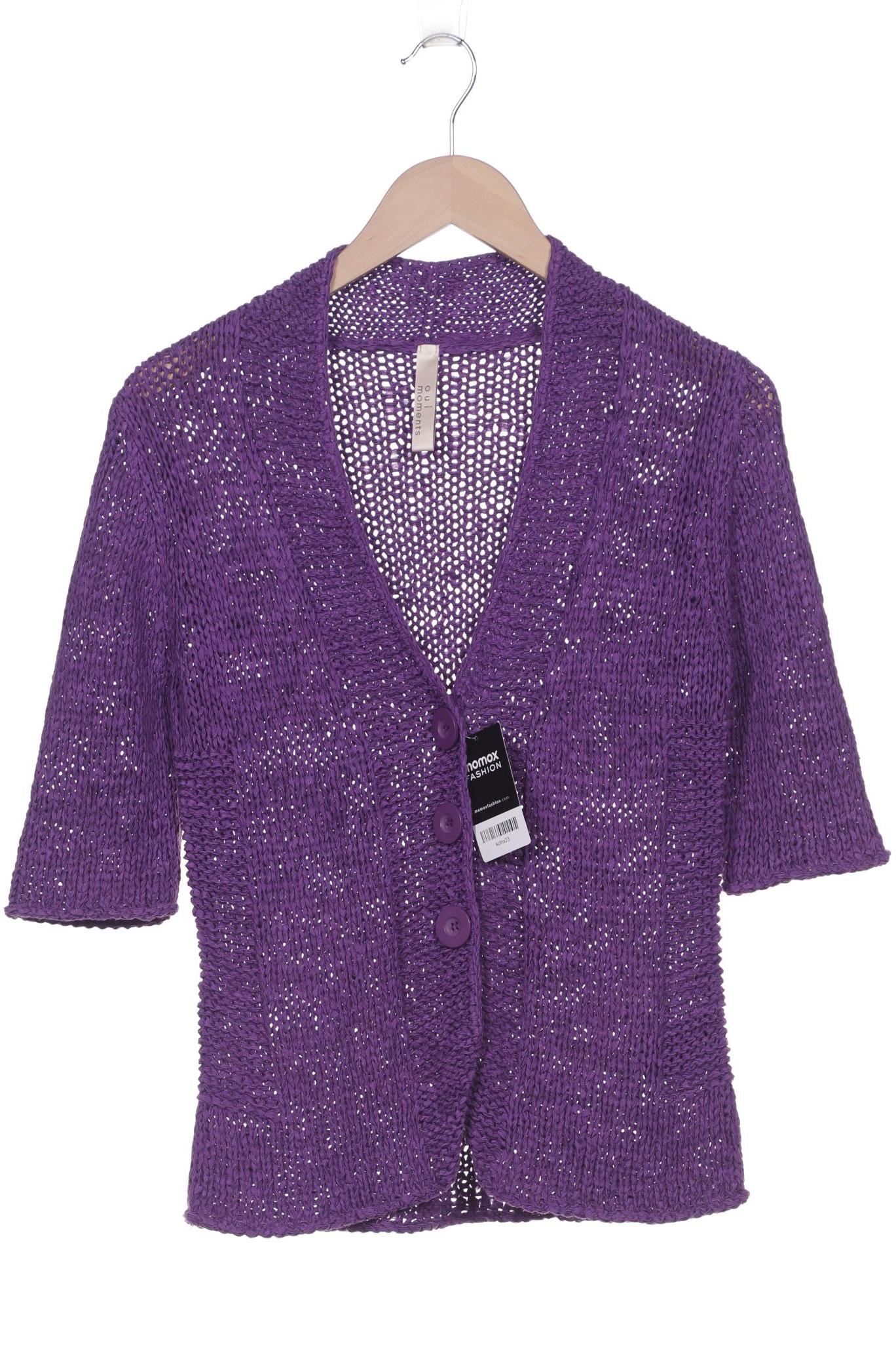 

Oui Damen Strickjacke, flieder, Gr. 36