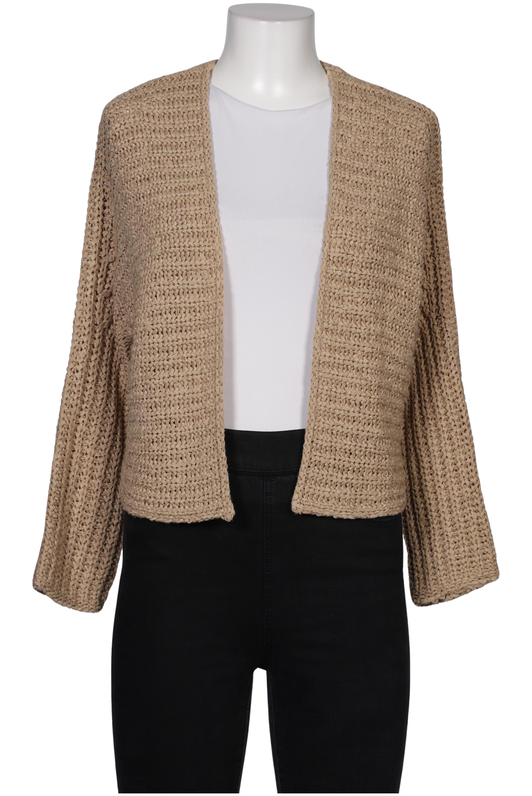 

Oui Damen Strickjacke, beige, Gr. 40