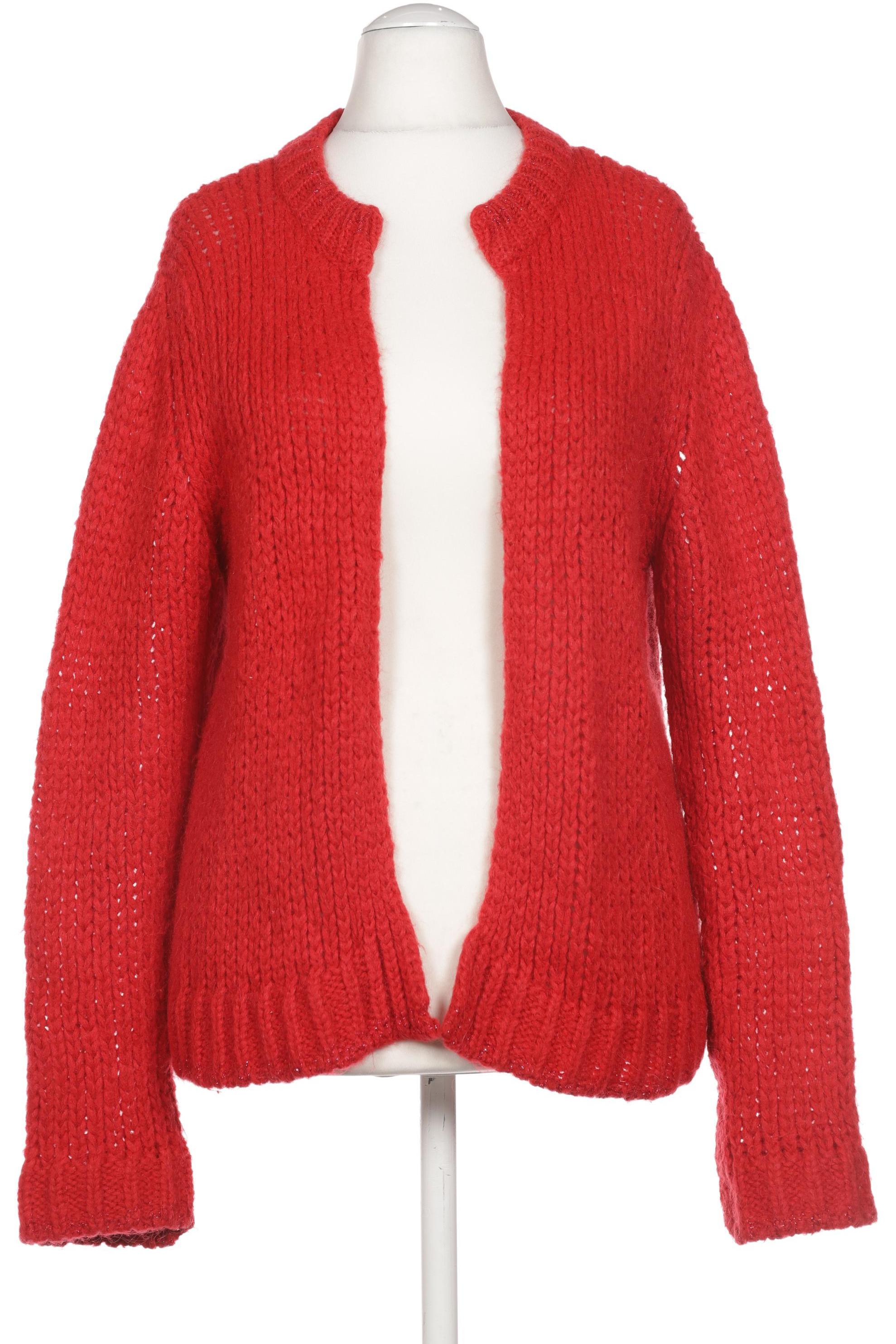 

Oui Damen Strickjacke, rot, Gr. 38