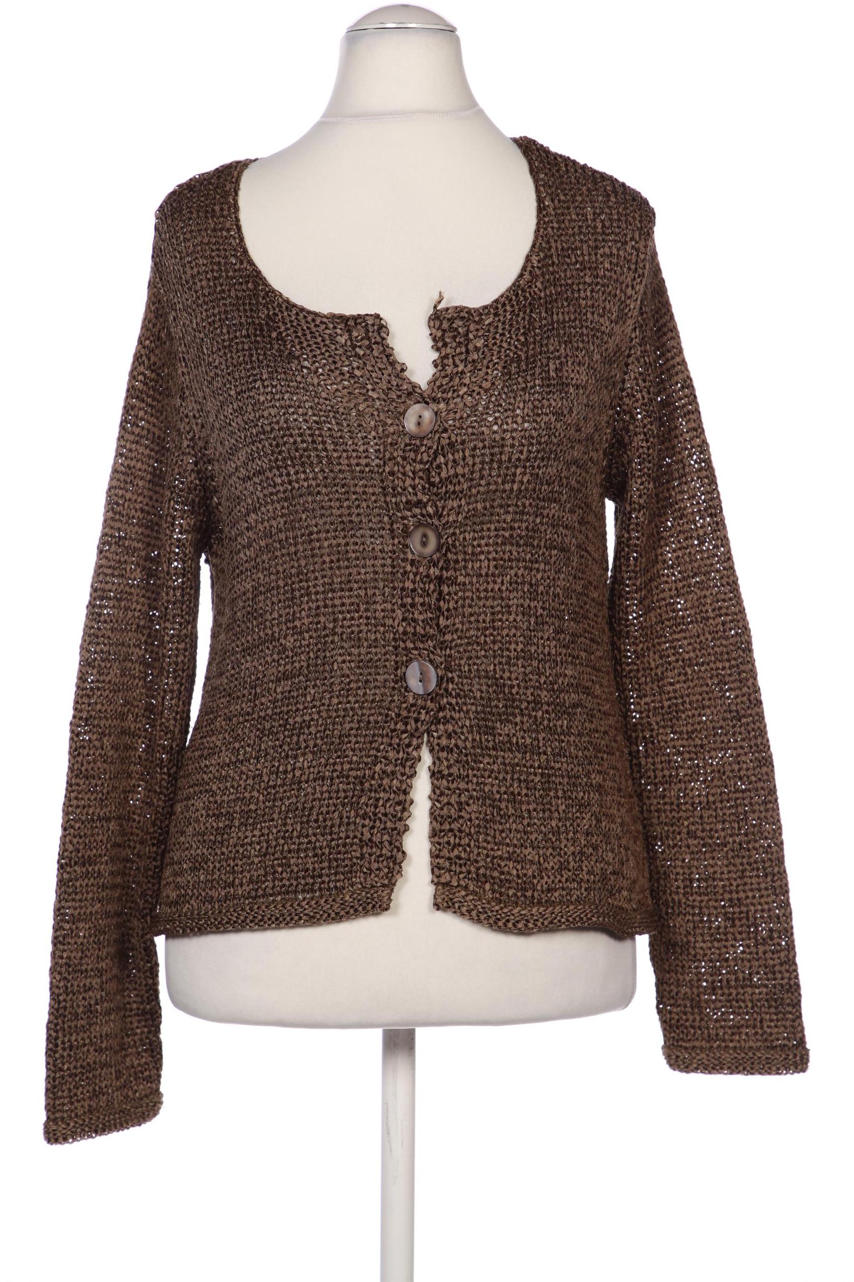 

Oui Damen Strickjacke, braun, Gr. 38