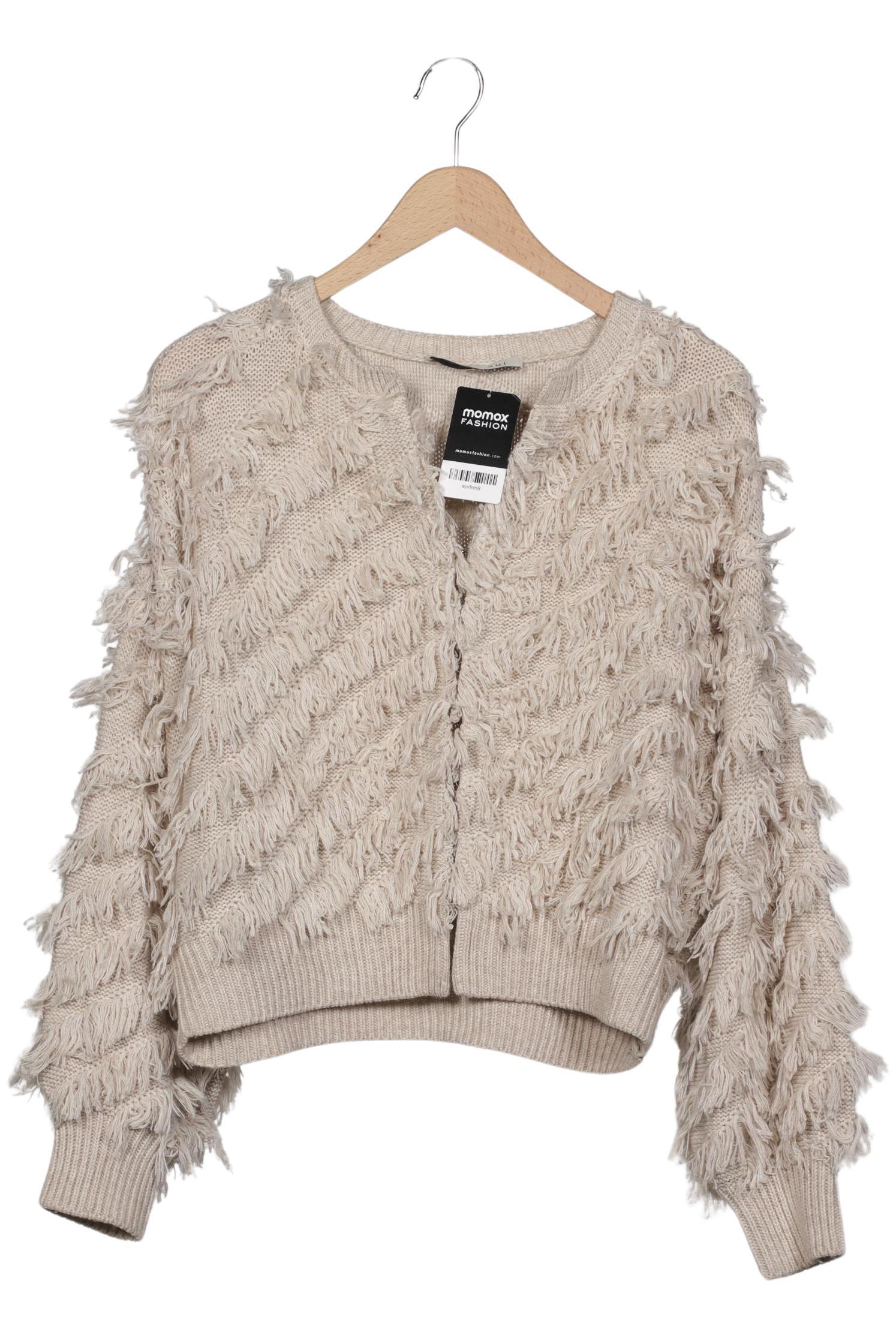 

Oui Damen Strickjacke, beige, Gr. 40