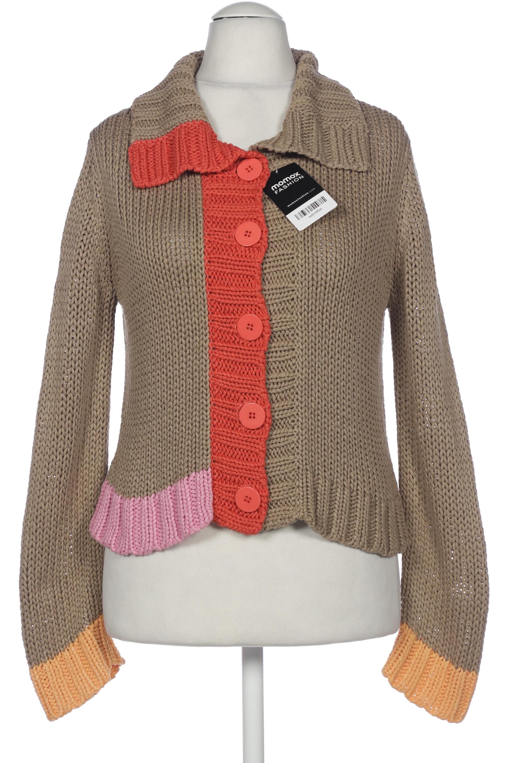 

Oui Damen Strickjacke, beige, Gr. 38