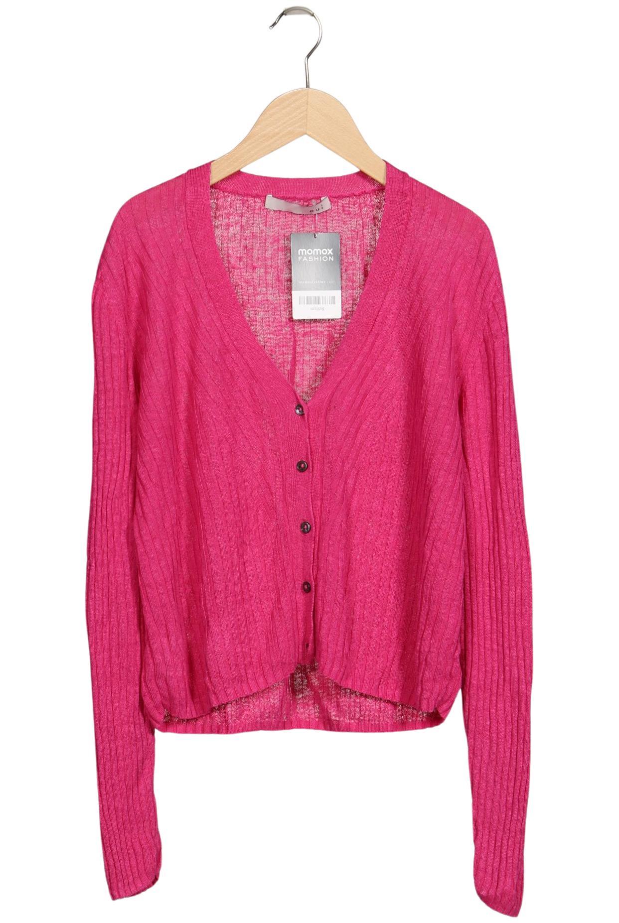 

Oui Damen Strickjacke, pink, Gr. 38