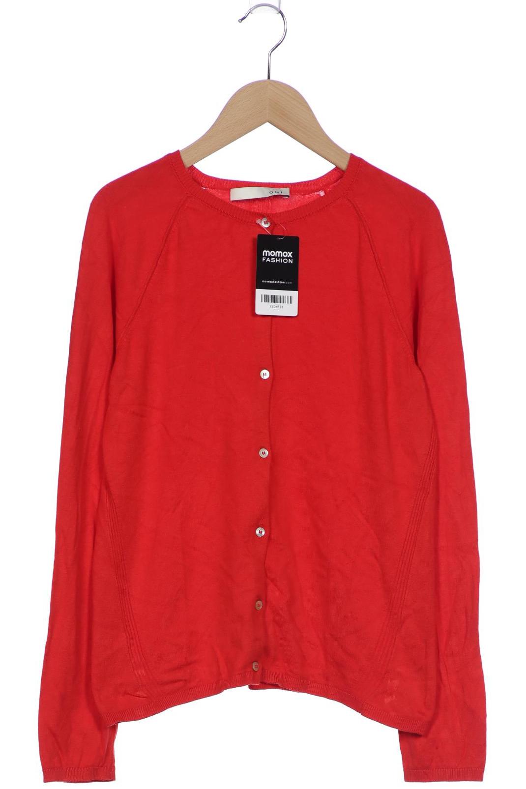 

Oui Damen Strickjacke, rot, Gr. 38