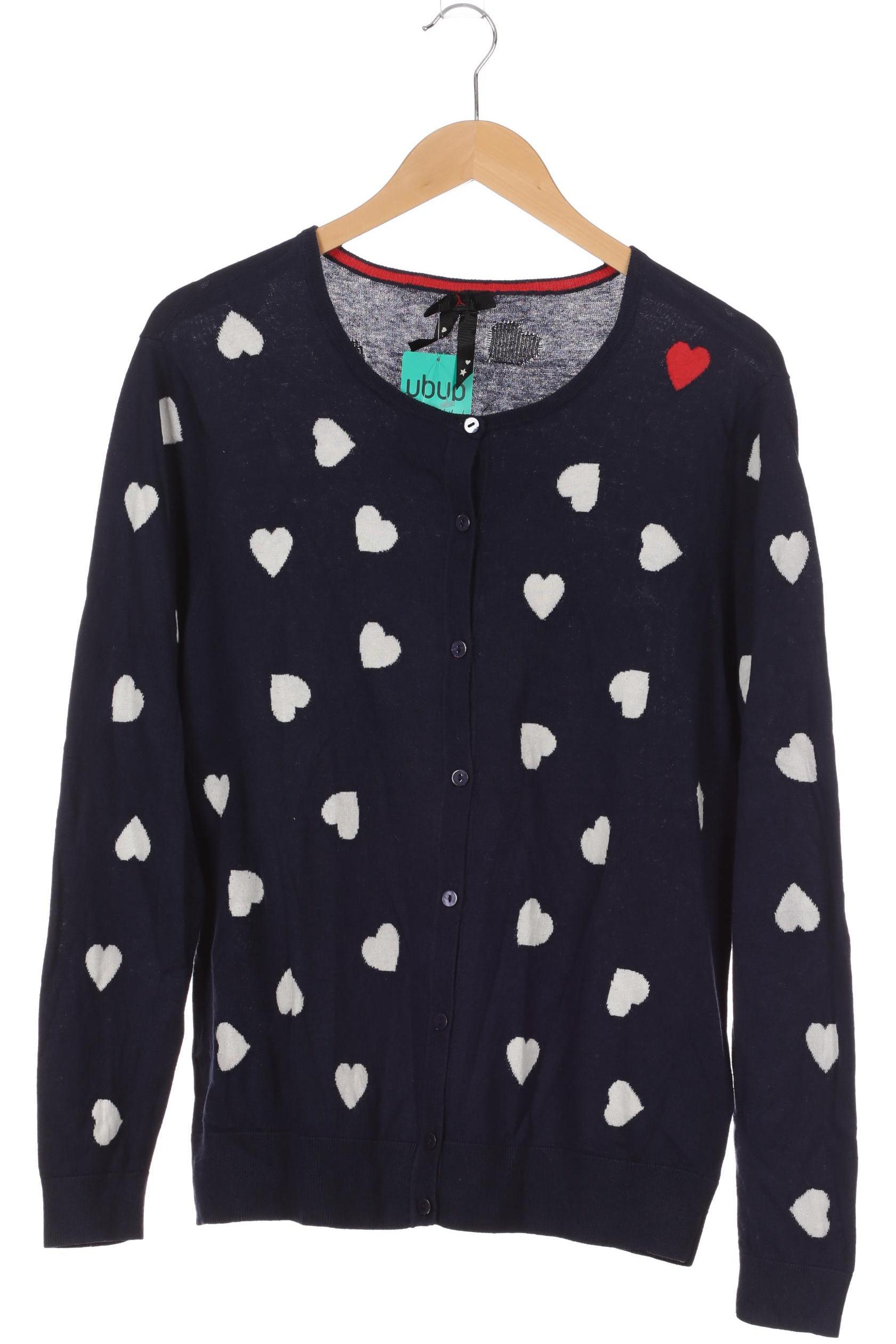 

Oui Damen Strickjacke, blau, Gr. 44